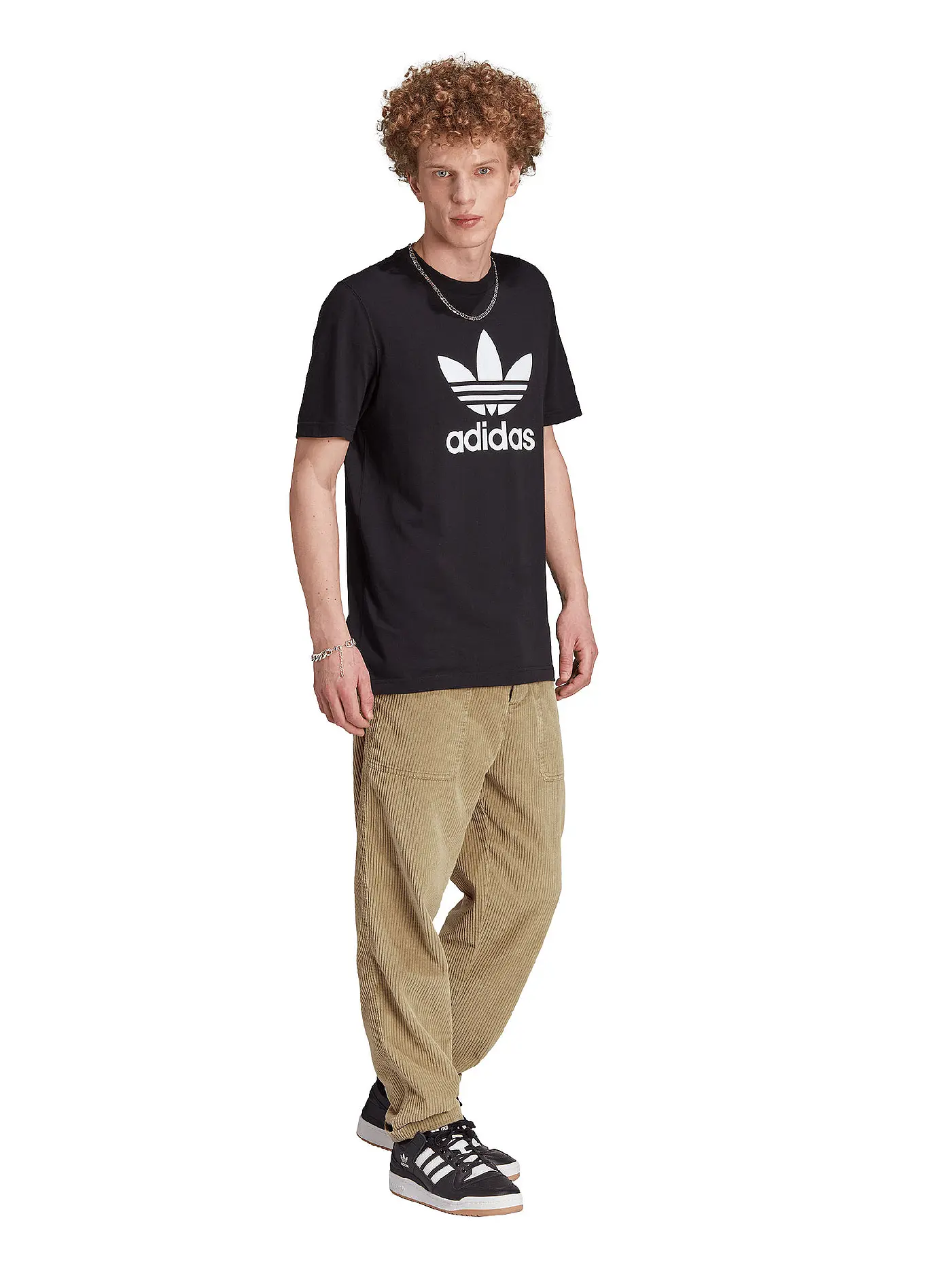 ADIDAS | T-Shirt TREFOIL | schwarz