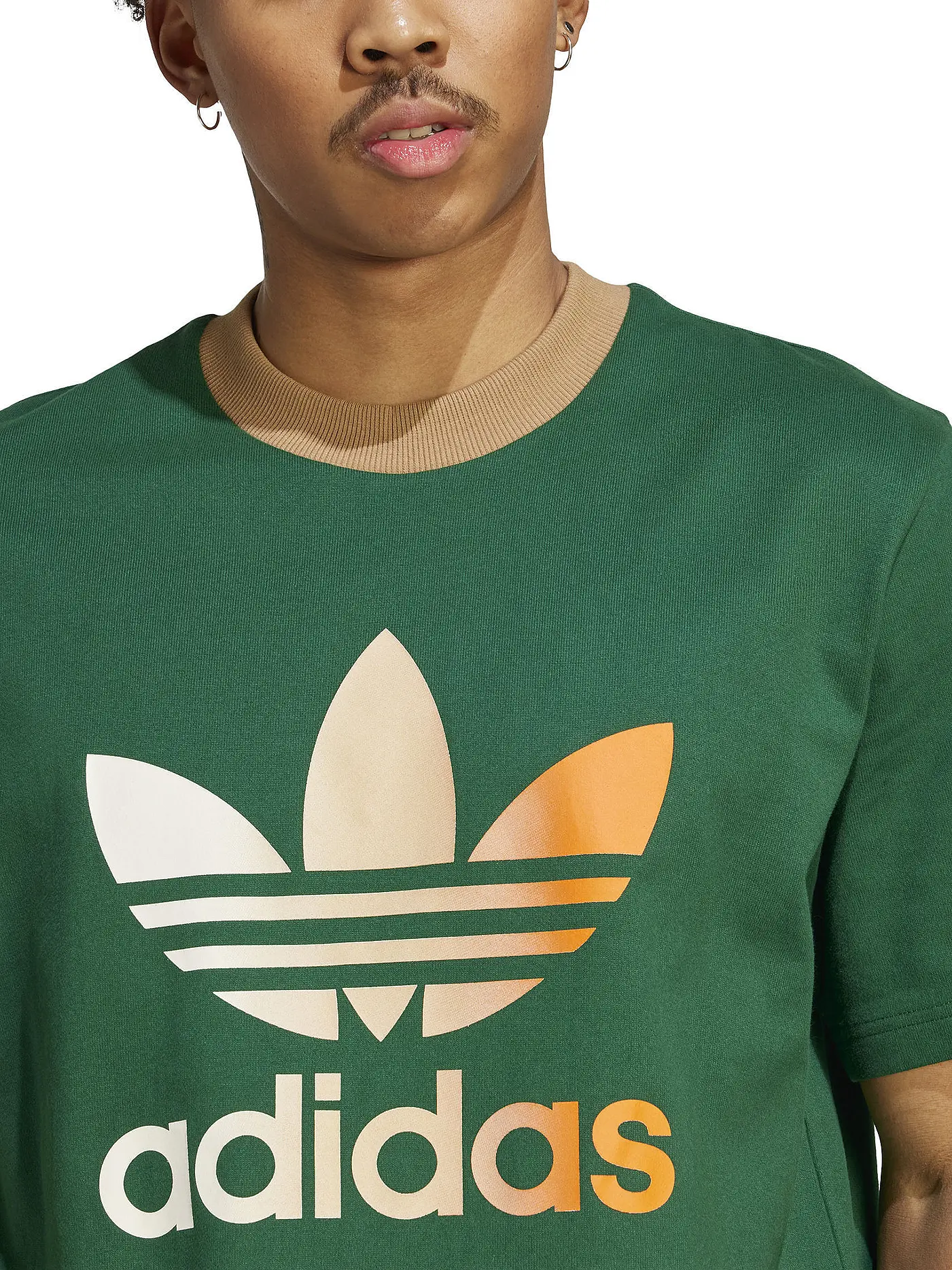 ADIDAS | T-Shirt TREFOIL | dunkelgrün