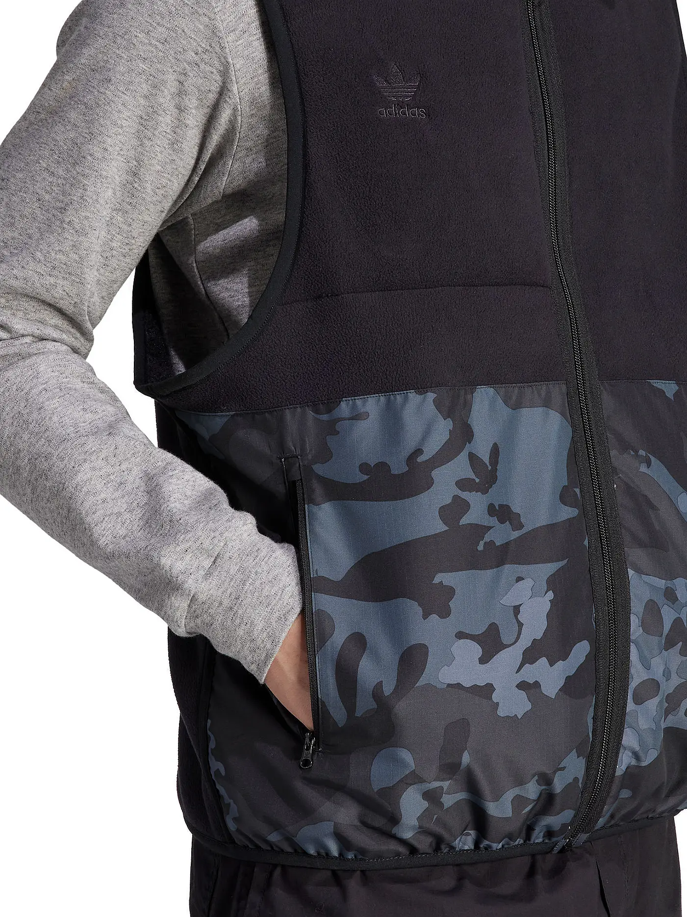 ADIDAS | Wendegilet | schwarz