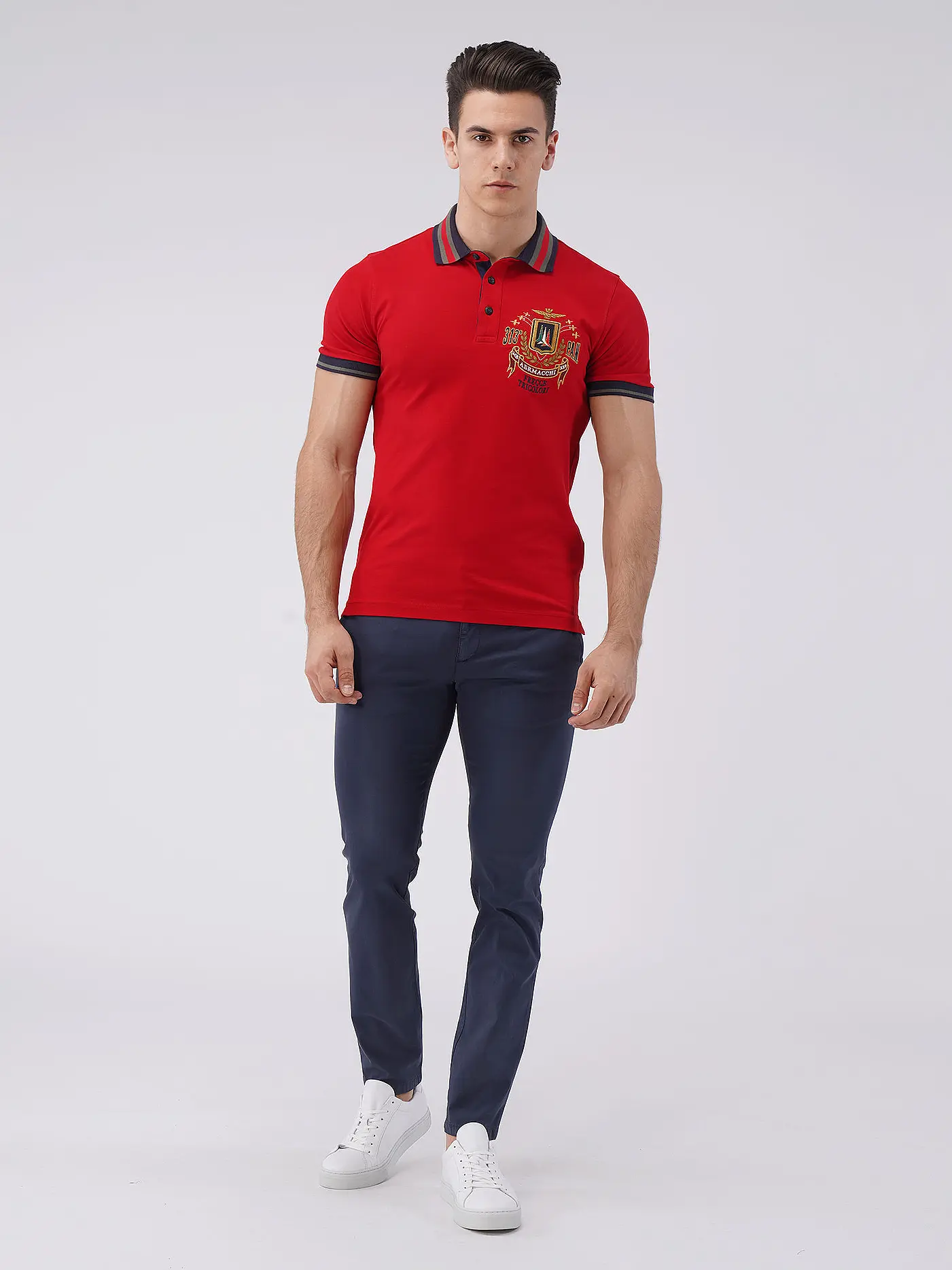 AERONAUTICA MILITARE | Poloshirt  | rot