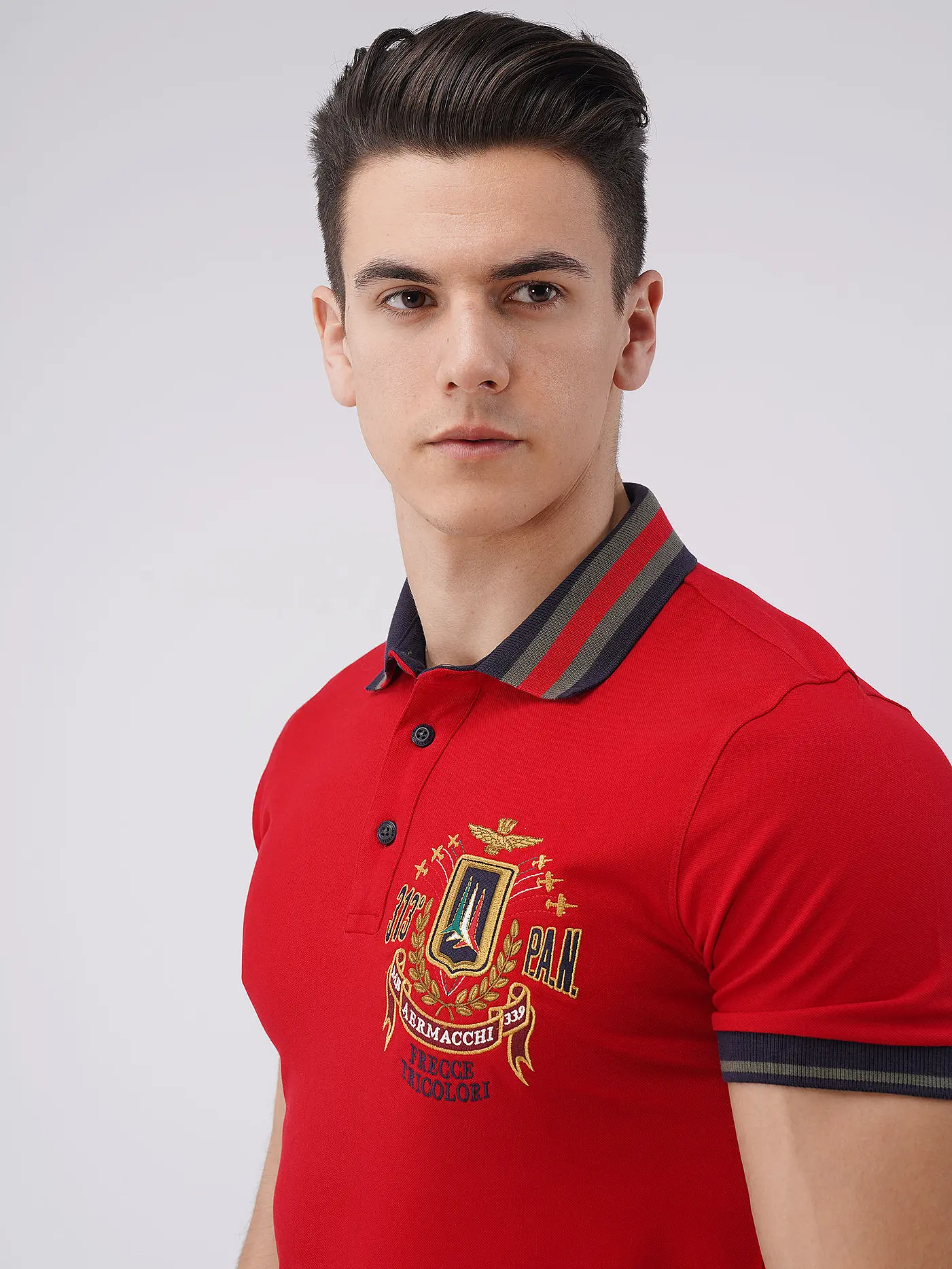 AERONAUTICA MILITARE | Poloshirt  | rot