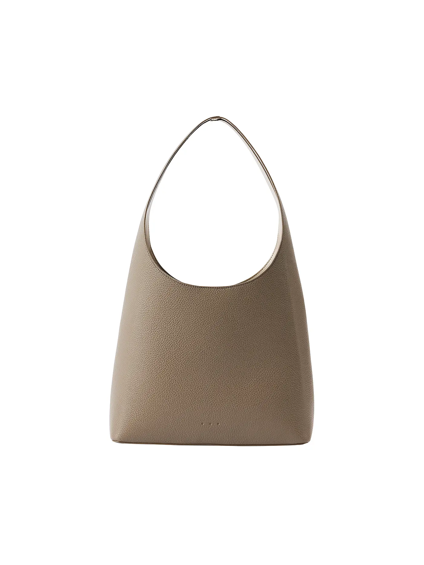 AESTHER EKME | Ledertasche - Hobo Bag SAC MIDI | grau