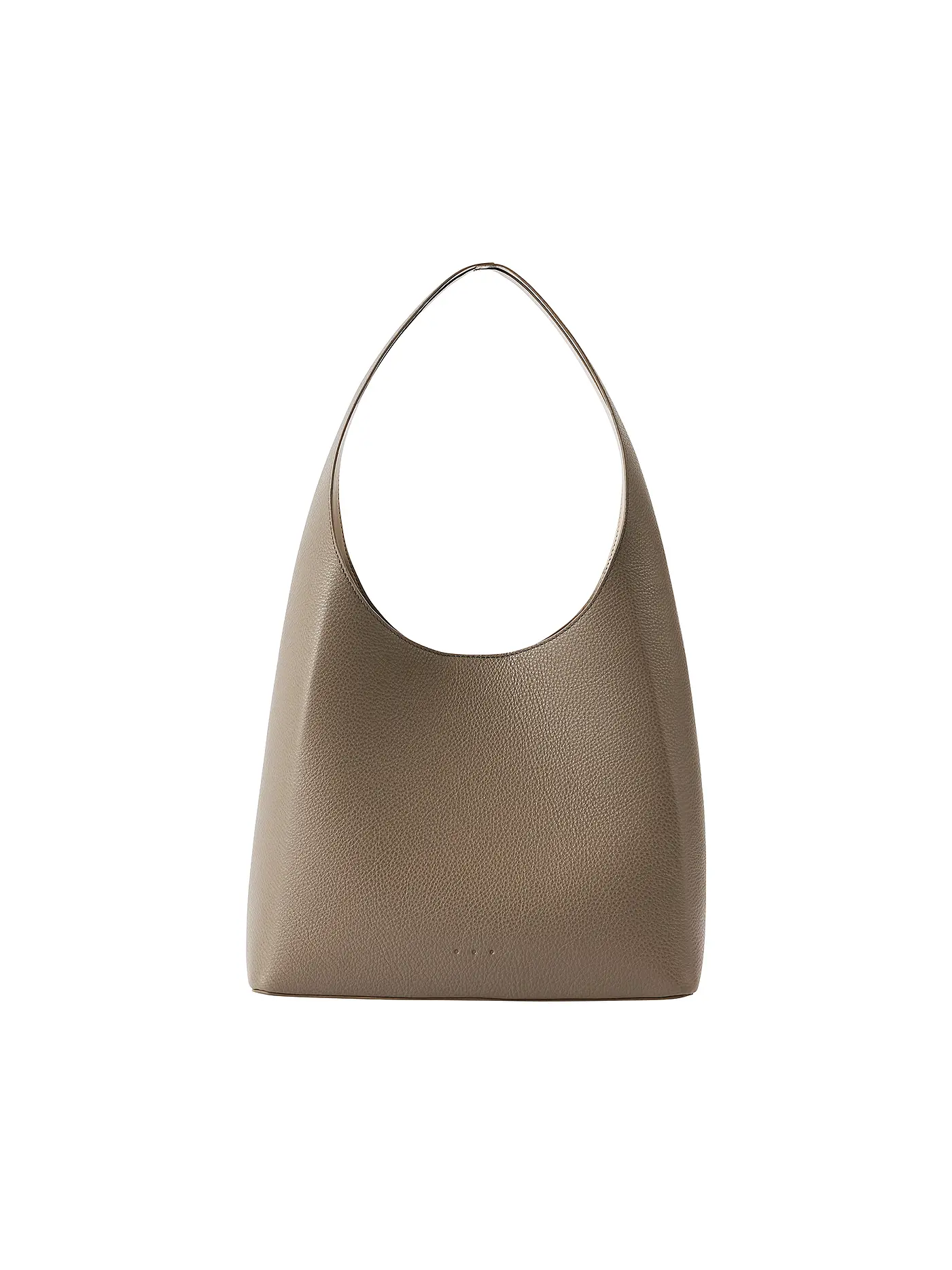 AESTHER EKME | Ledertasche - Hobo Bag SAC MIDI | grau