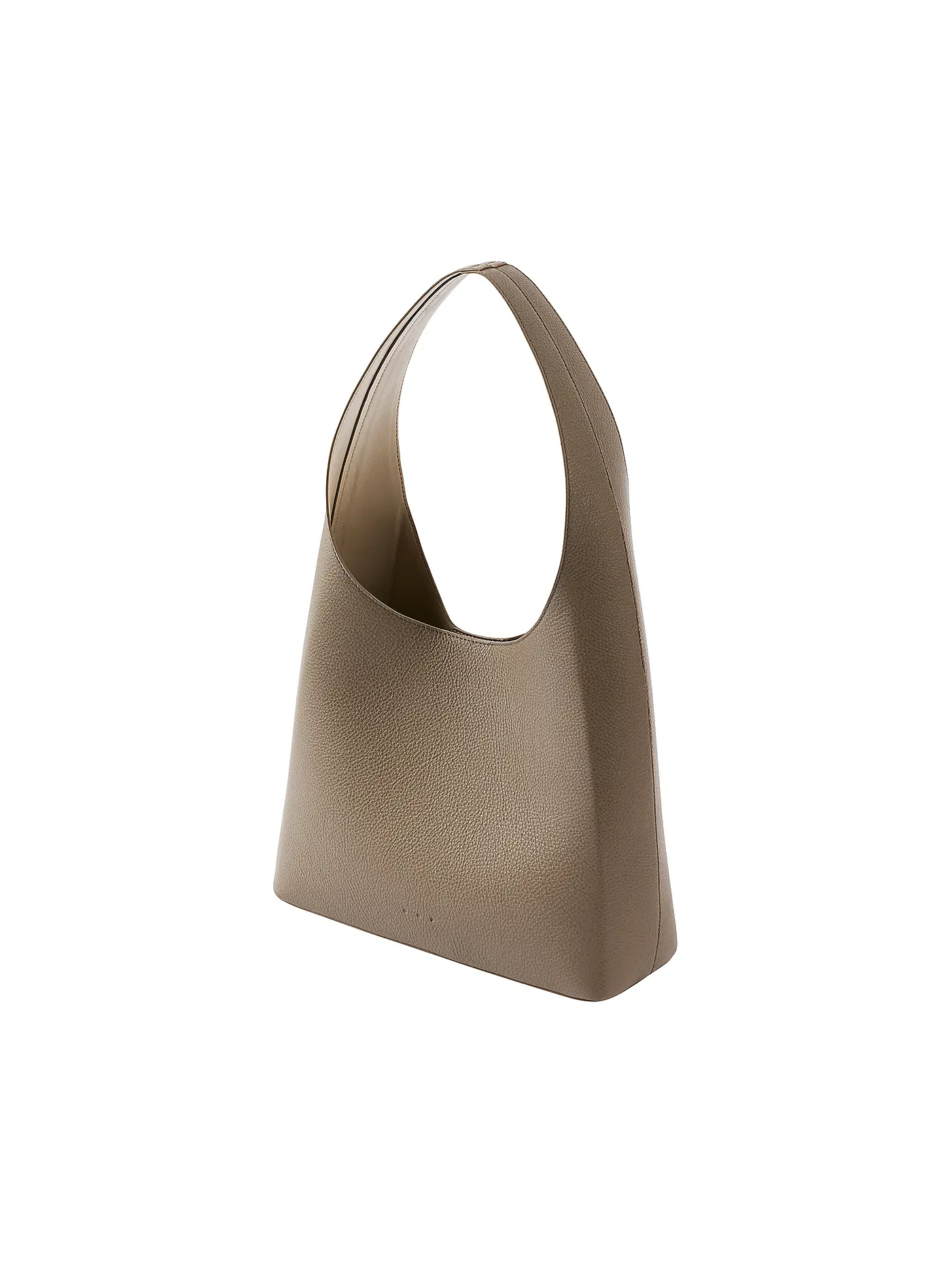 AESTHER EKME | Ledertasche - Hobo Bag SAC MIDI | grau