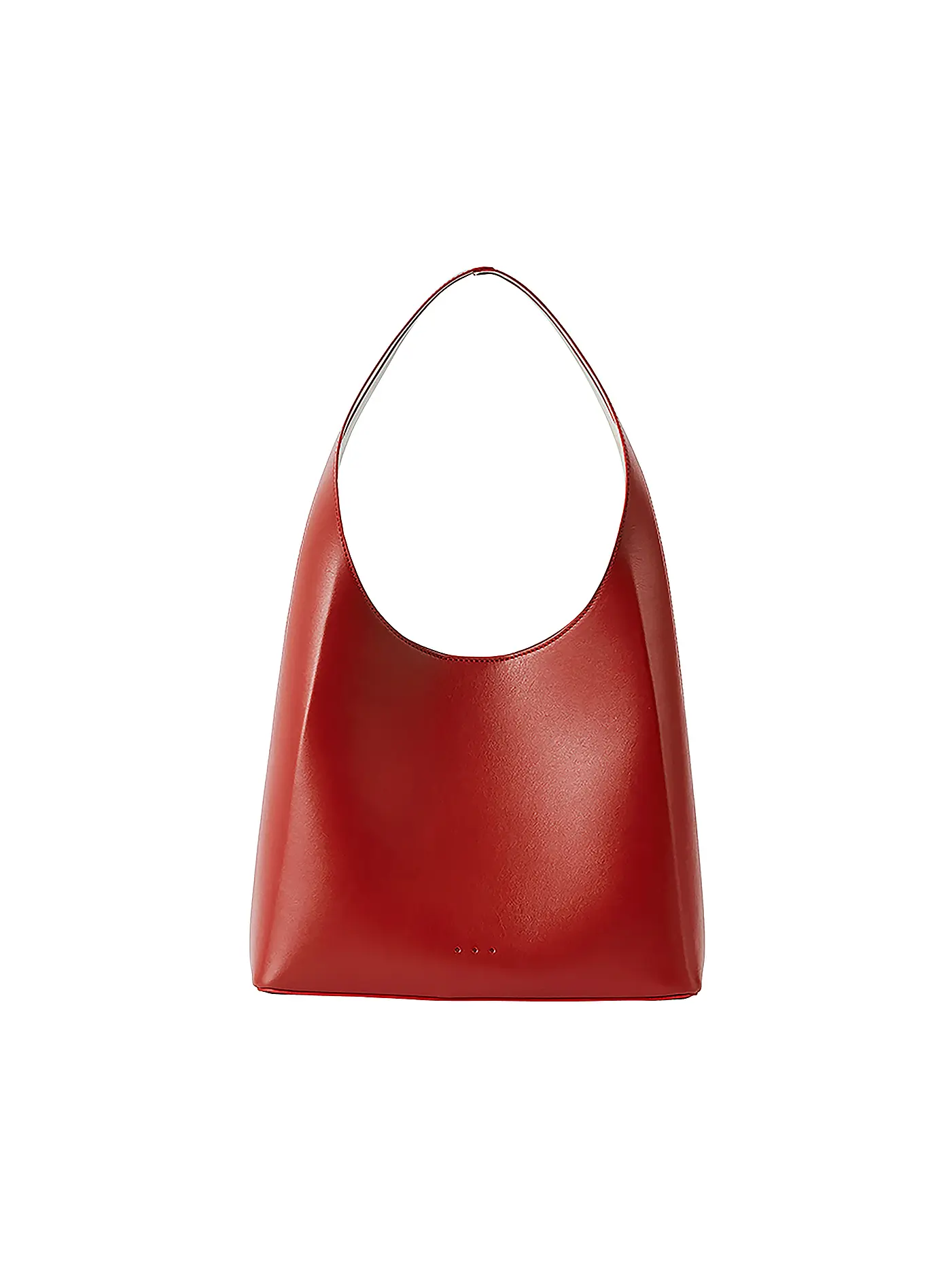 AESTHER EKME | Ledertasche - Hobo Bag SAC MIDI | rot