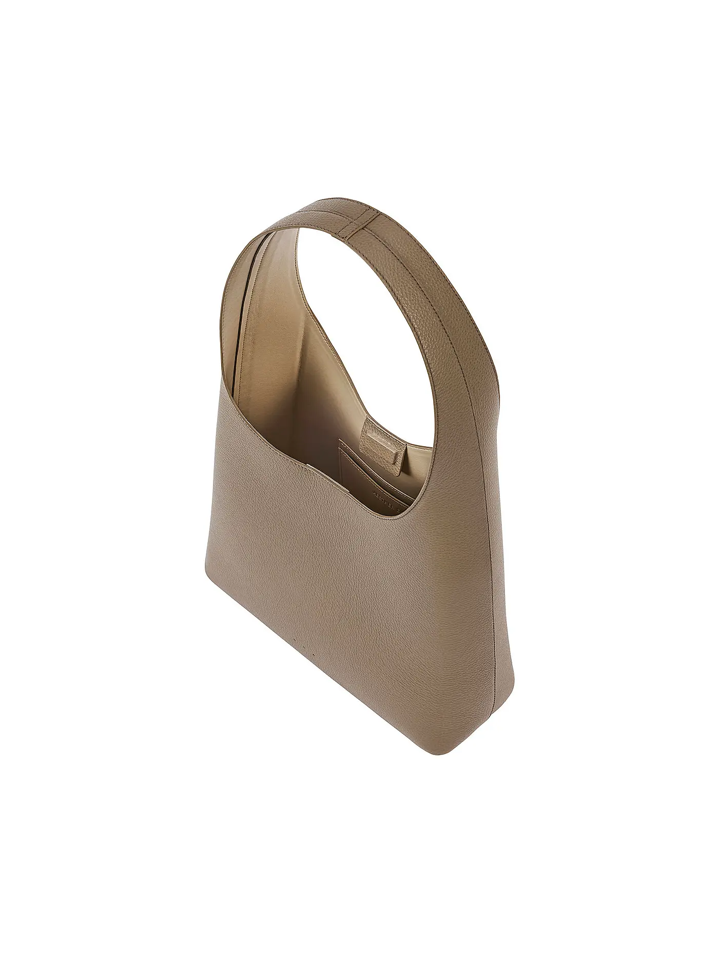 AESTHER EKME | Ledertasche - Hobo Bag SAC MIDI | grau