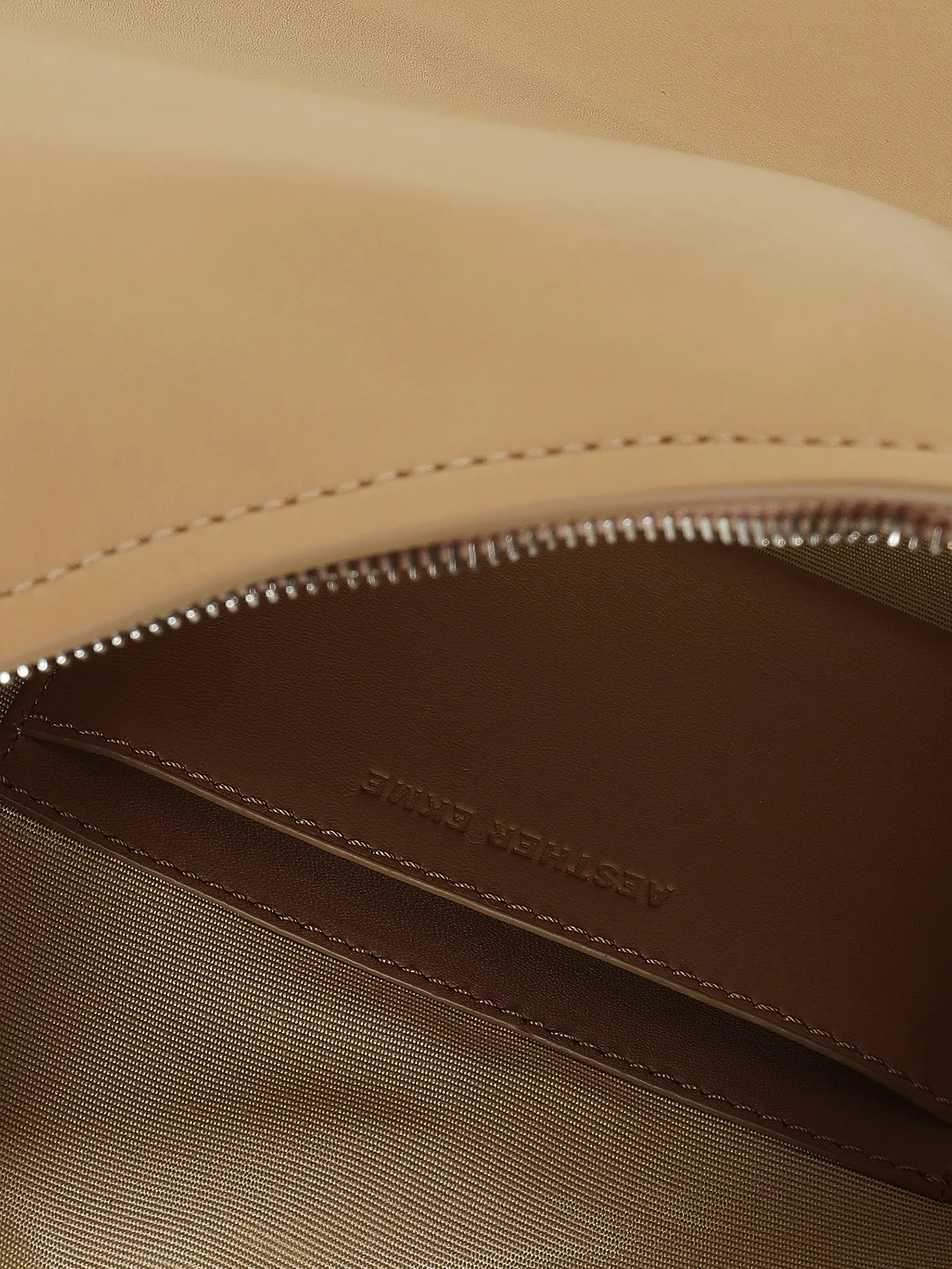 AESTHER EKME | Ledertasche - Hobo Bag | braun