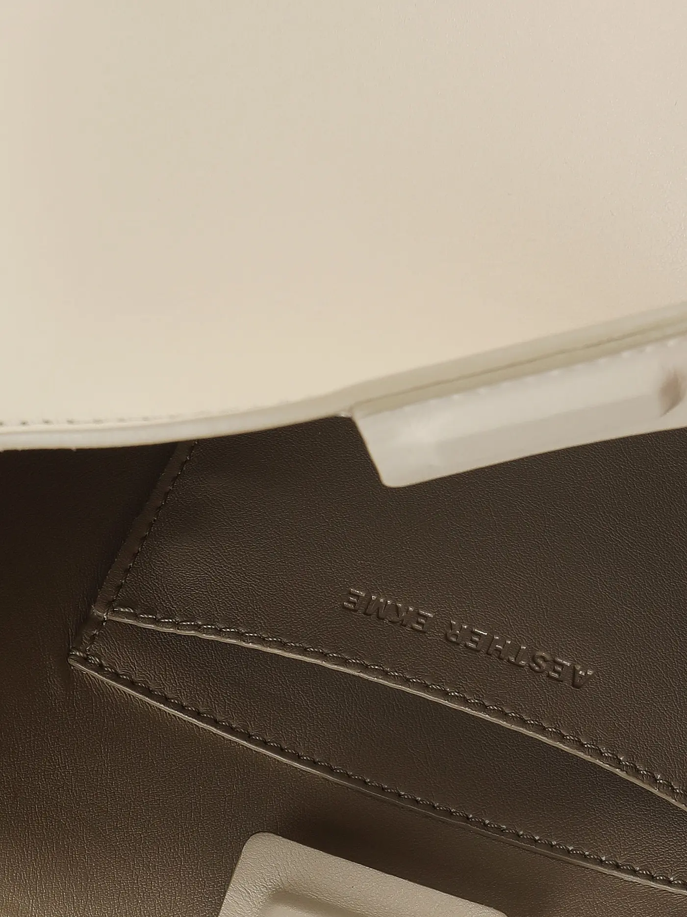 AESTHER EKME | Ledertasche - Umhängetasche MINI SAC | creme