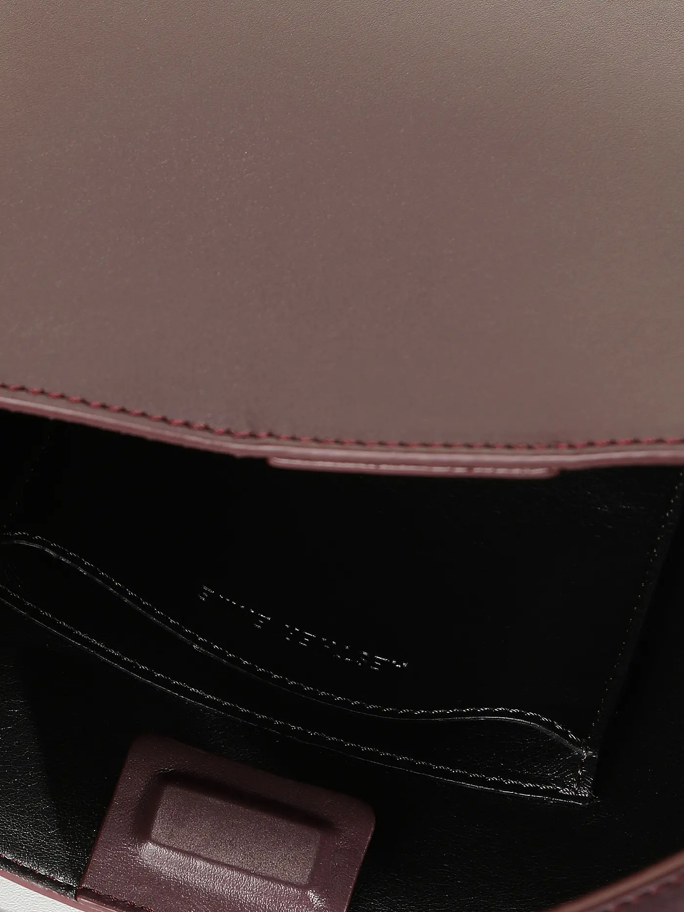 AESTHER EKME | Ledertasche - Umhängetasche SAC MINI | dunkelrot
