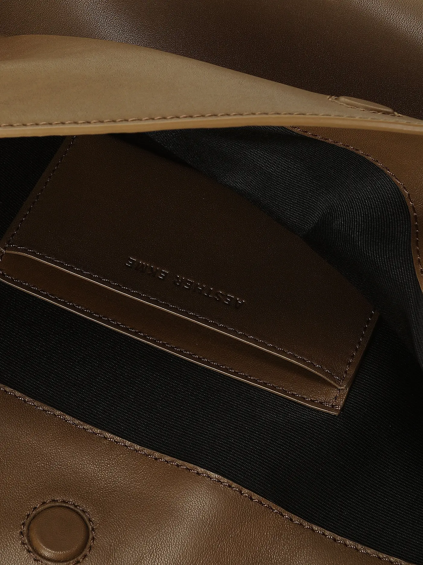 AESTHER EKME | Ledertasche - Umhängetasche SOFT BAGUETTE | braun