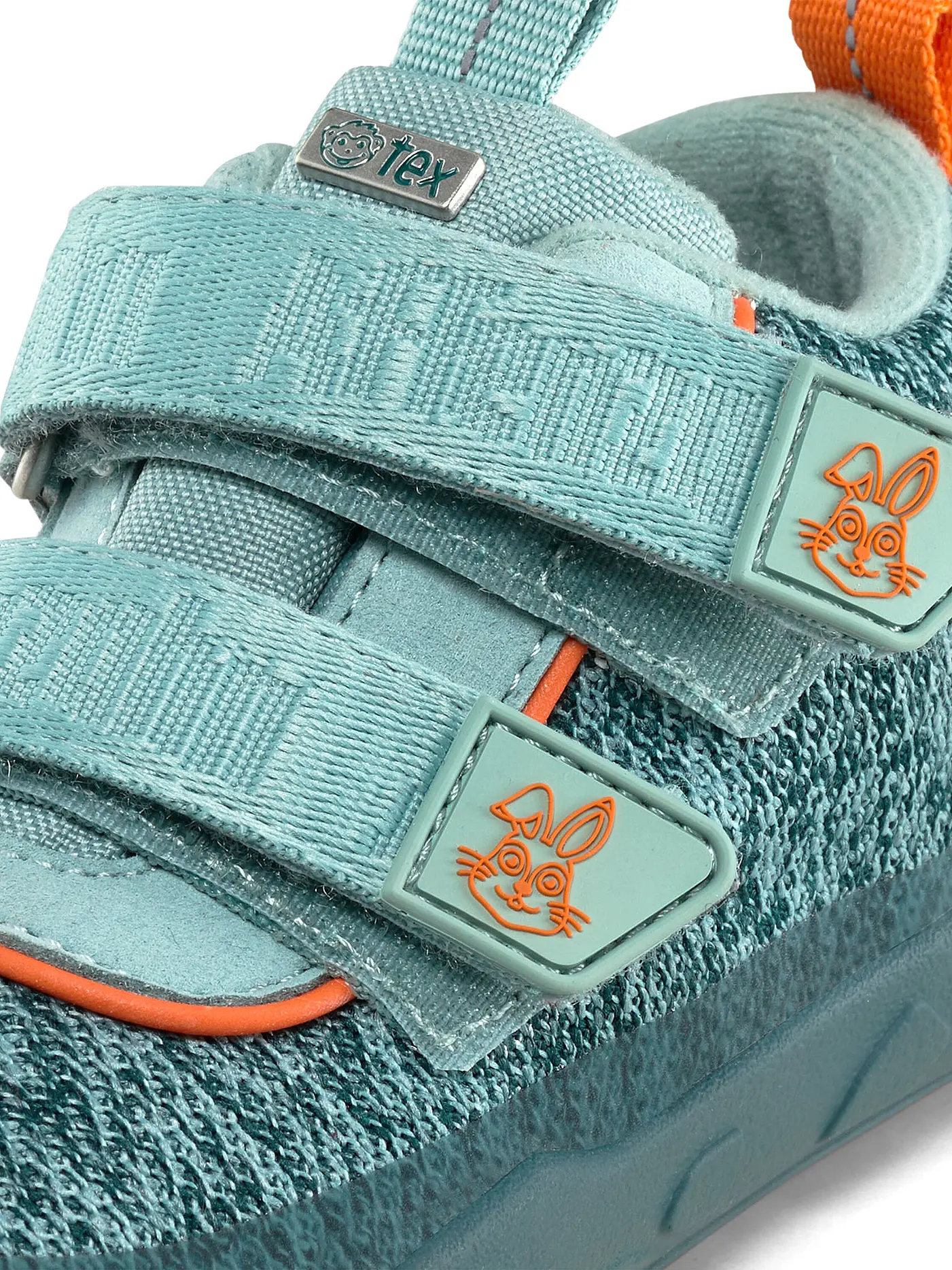 AFFENZAHN | Kinder Barfußschuhe - Übergangsschuhe KNIT HAPPY Hase | hellgrün