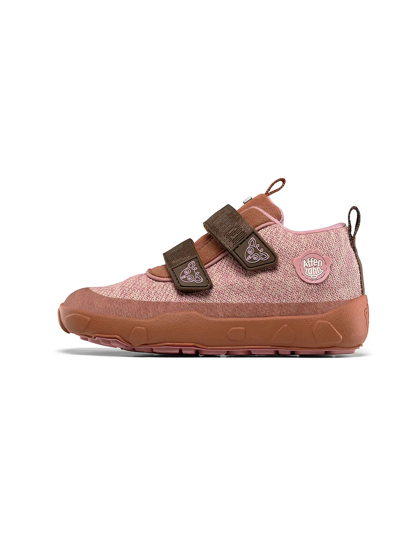 AFFENZAHN | Kinder Barfußschuhe - Übergangsschuhe KNIT HAPPY Reh | orange