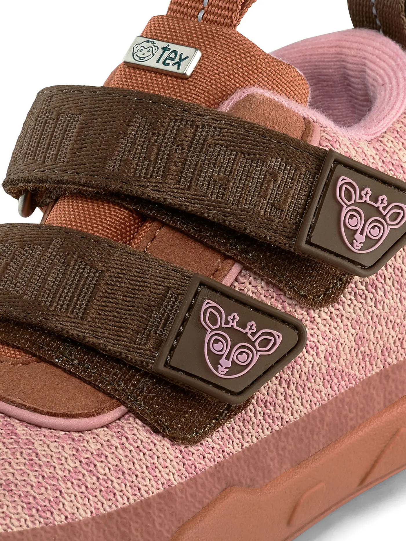 AFFENZAHN | Kinder Barfußschuhe - Übergangsschuhe KNIT HAPPY Reh | orange
