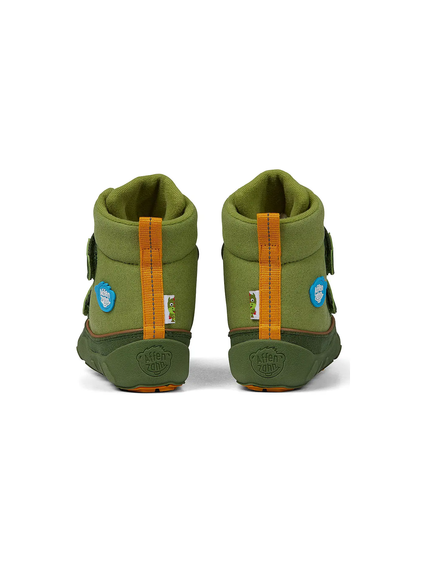 AFFENZAHN | Kinder Barfußschuhe - Boots Drache Jump Midboot  | grün