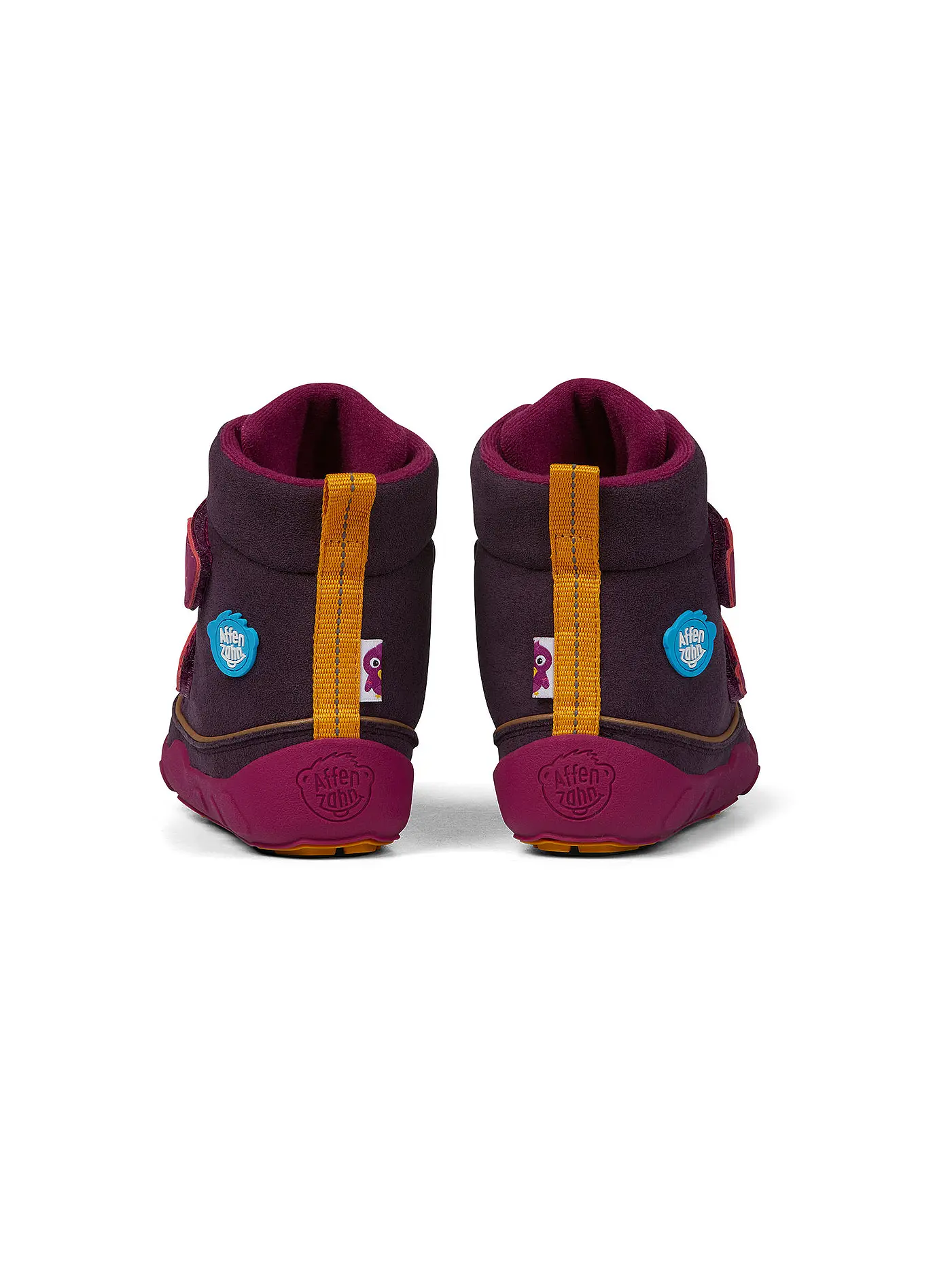 AFFENZAHN | Kinder Barfußschuhe - Boots Vogel  Jump Midboot  | rot