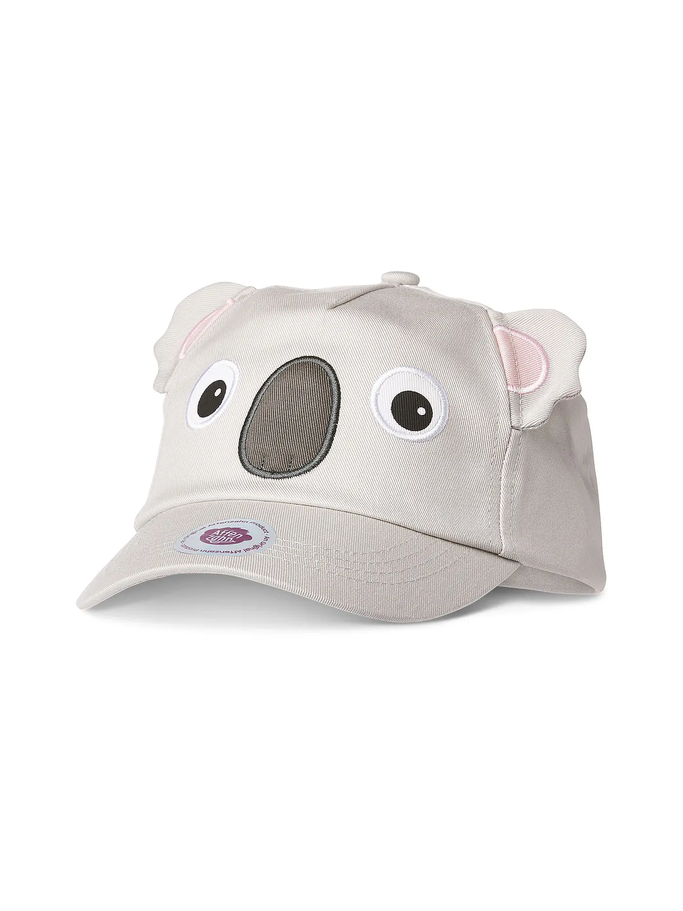 AFFENZAHN | Kinder Kappe Schwarzer Panther M | grau