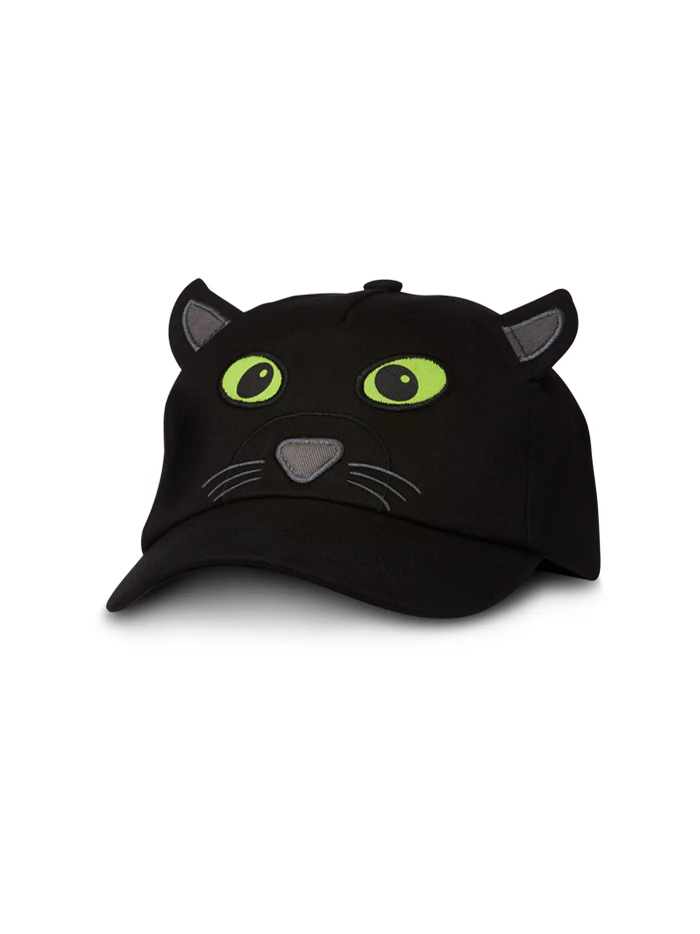 AFFENZAHN | Kinder Kappe Schwarzer Panther M | schwarz