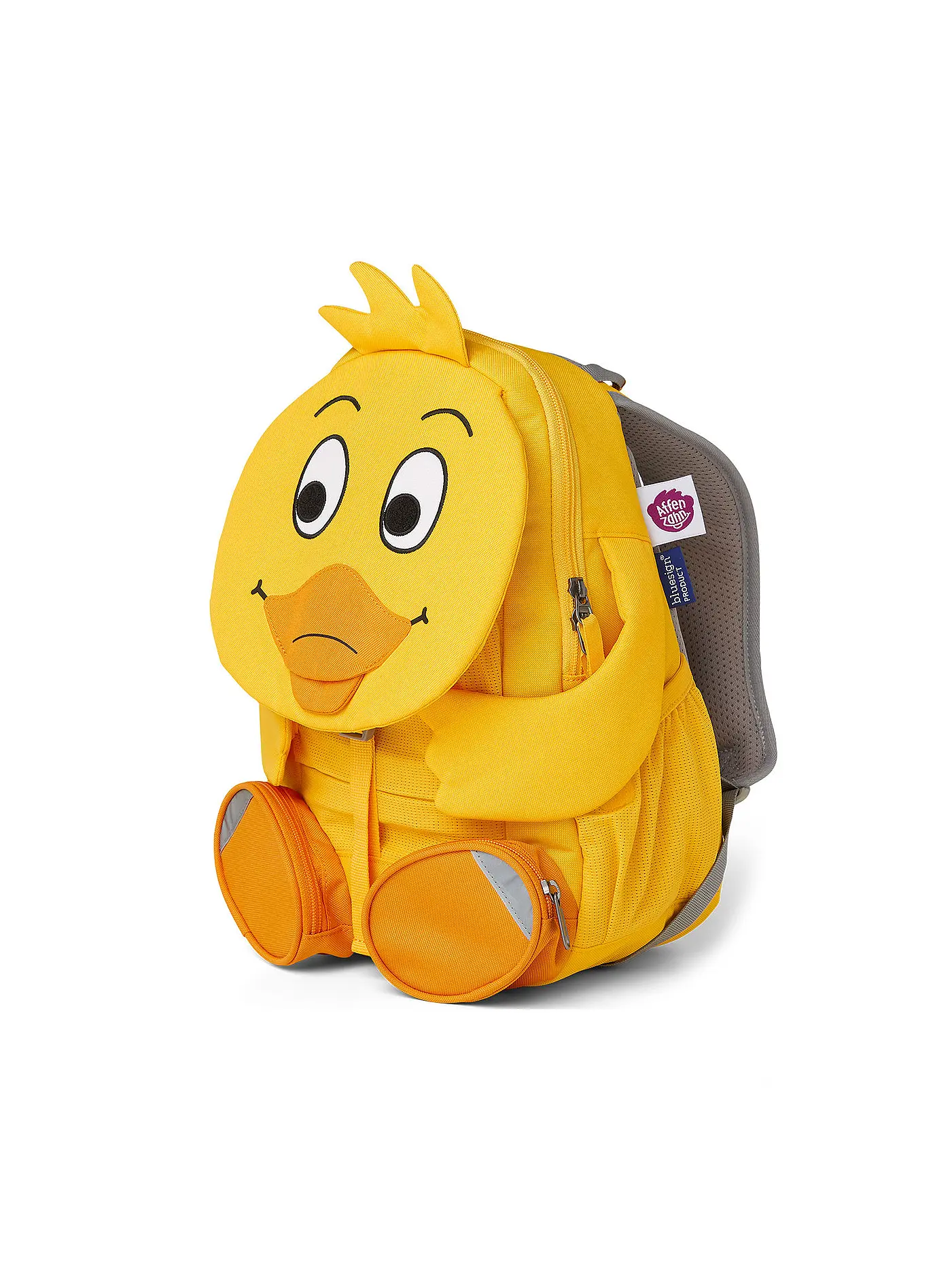 AFFENZAHN | Kinder Rucksack Große Freunde - WDR Ente | gelb