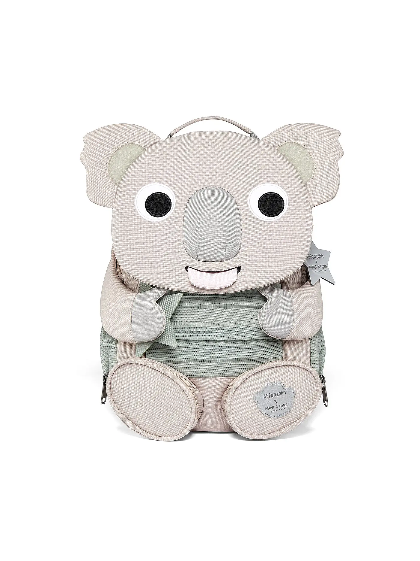 AFFENZAHN | Kinder Rucksack Großer Freund - Koala | grau