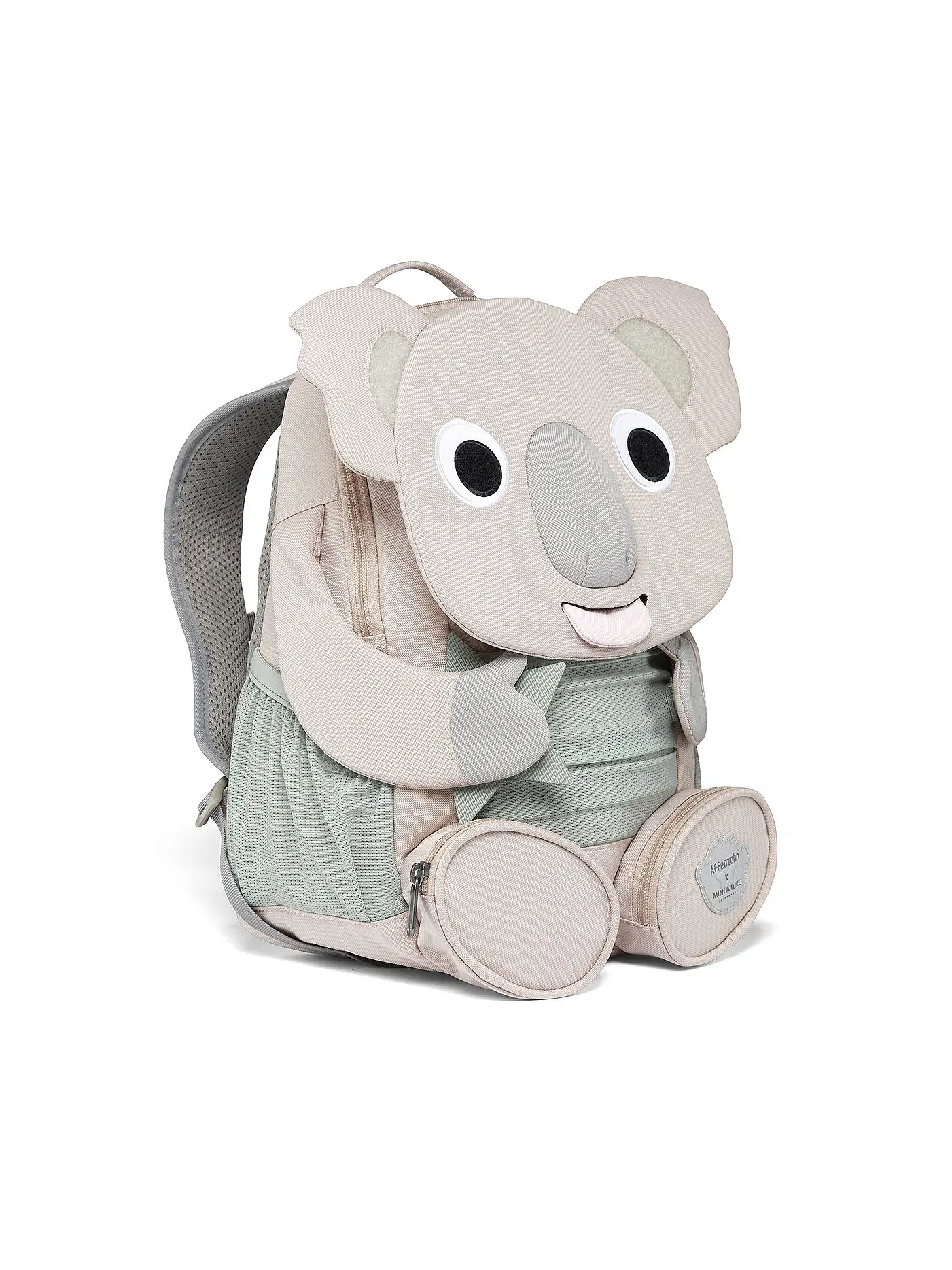 AFFENZAHN | Kinder Rucksack Großer Freund - Koala | grau