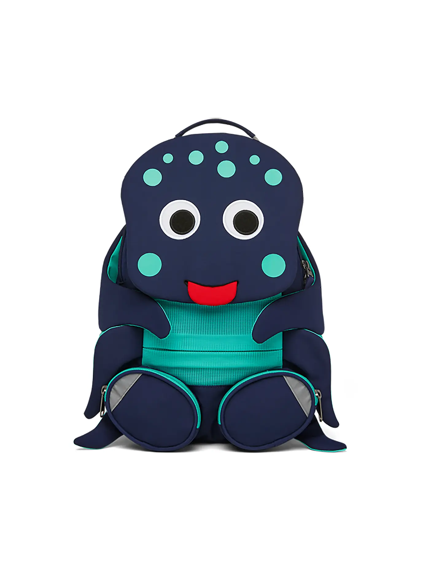 AFFENZAHN | Kinder Rucksack Großer Freund - Oktopus | blau