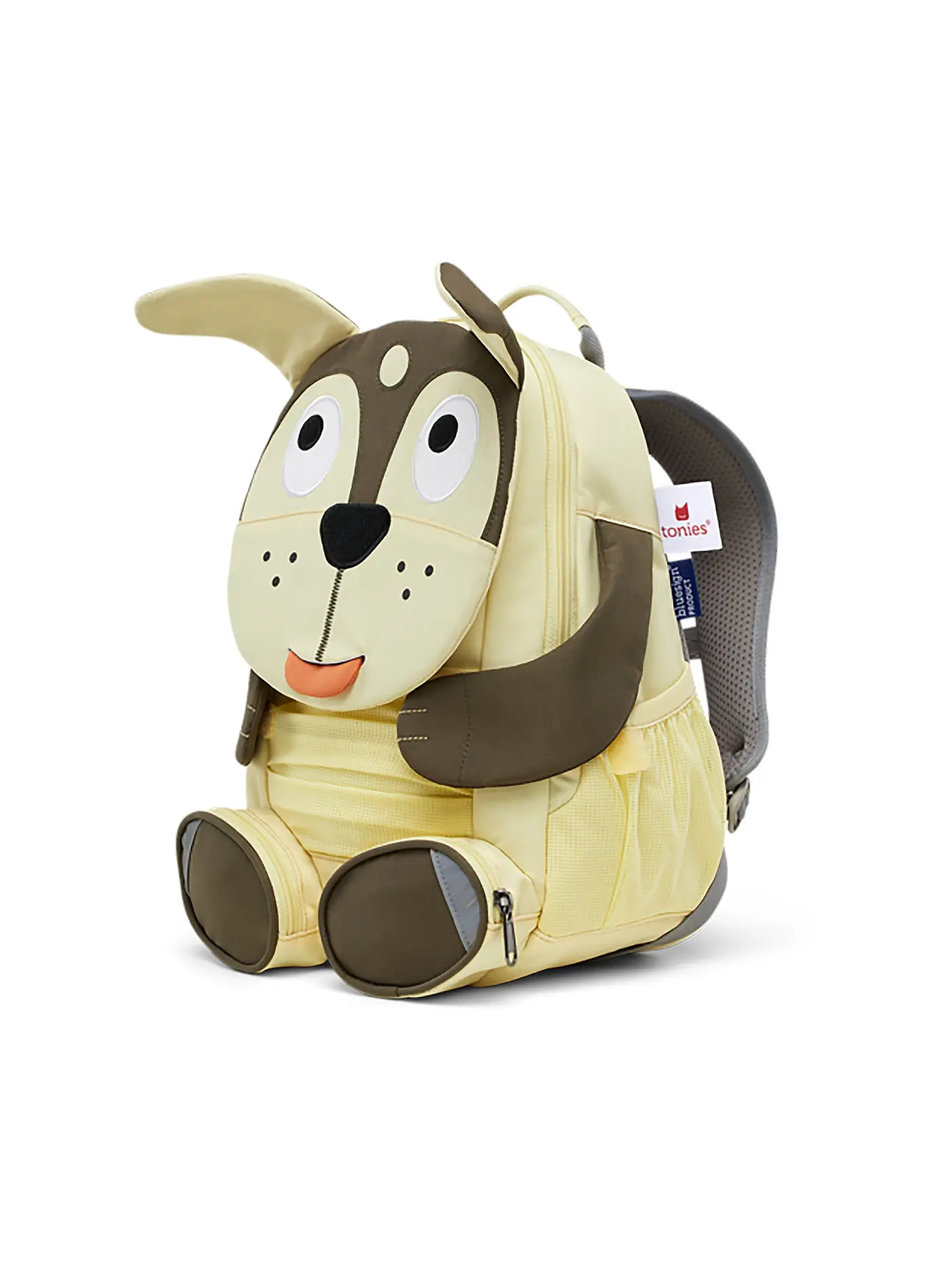 AFFENZAHN | Kinder Rucksack Großer Freund - Tonie Hund | braun