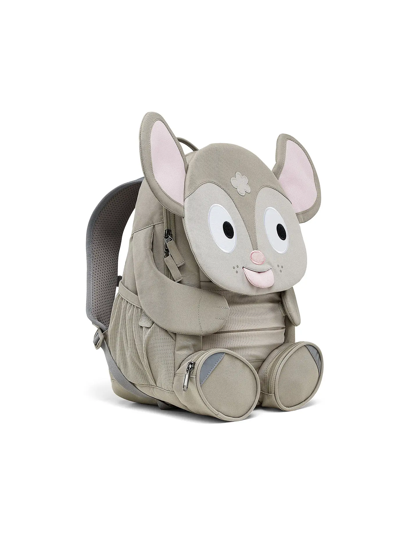 AFFENZAHN | Kinder Rucksack Großer Freund - Tonie Maus | grau