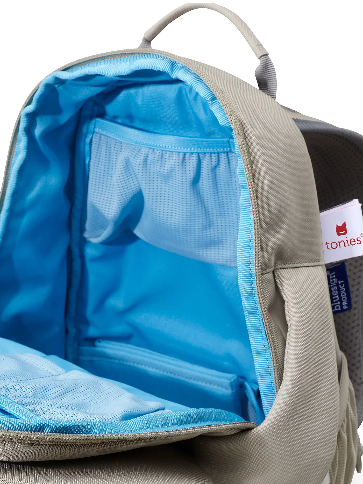 AFFENZAHN | Kinder Rucksack Großer Freund - Tonie Maus | grau