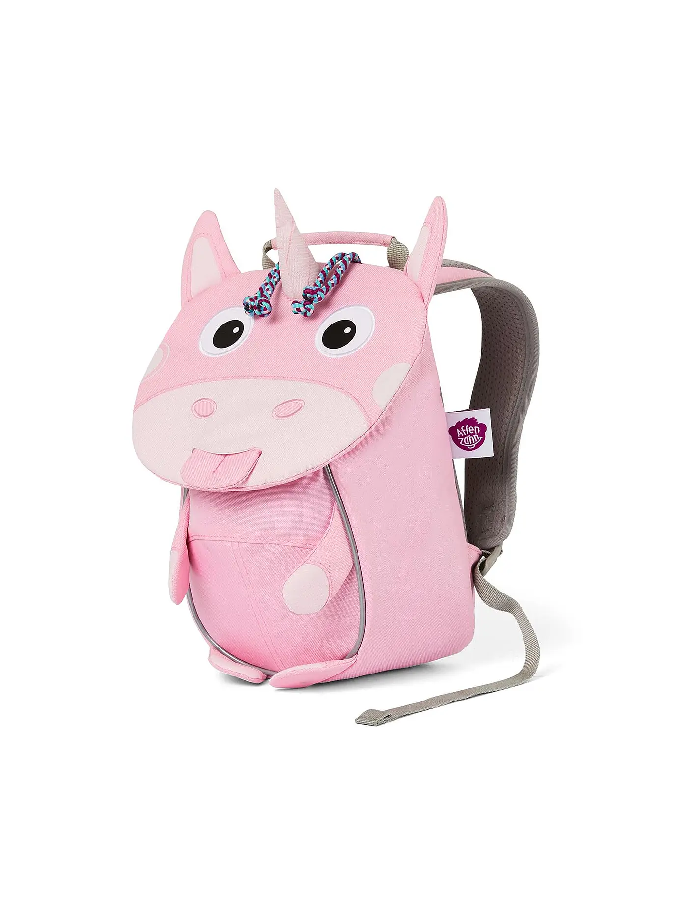 AFFENZAHN | Kinder Rucksack Kleine Freunde - Einhorn | pink