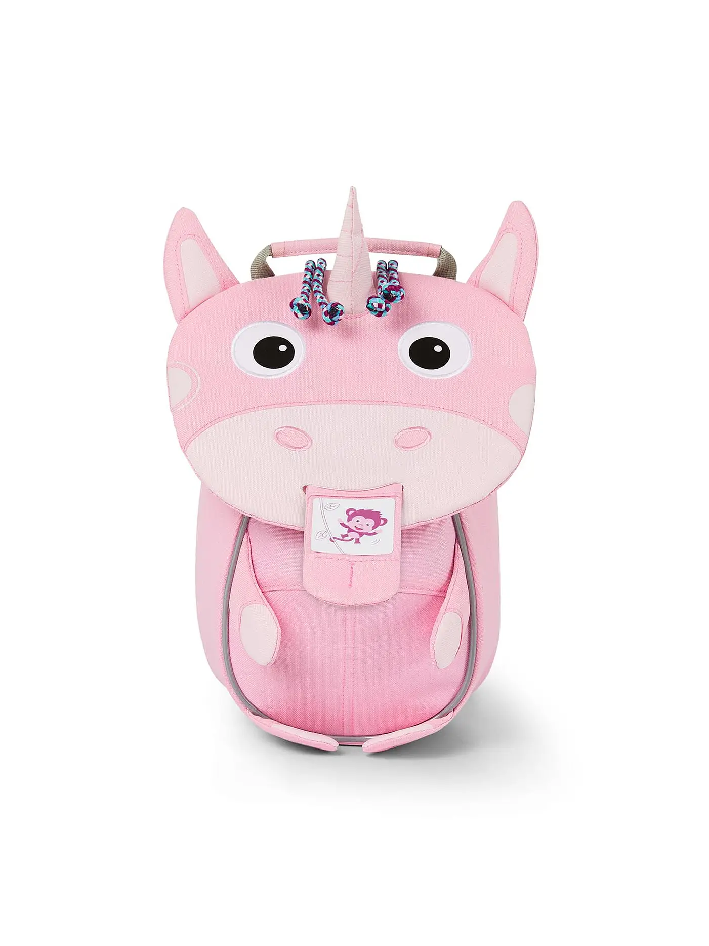 AFFENZAHN | Kinder Rucksack Kleine Freunde - Einhorn | pink