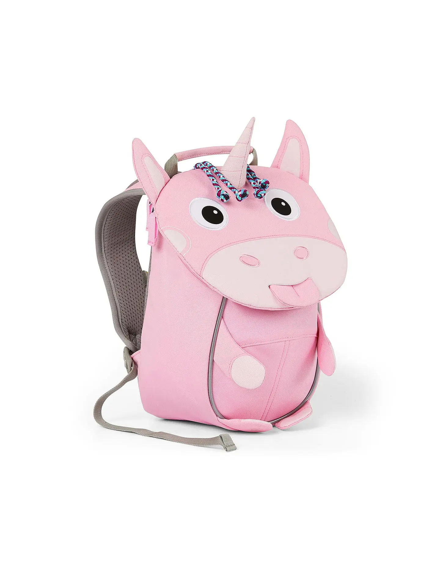 AFFENZAHN | Kinder Rucksack Kleine Freunde - Einhorn | pink