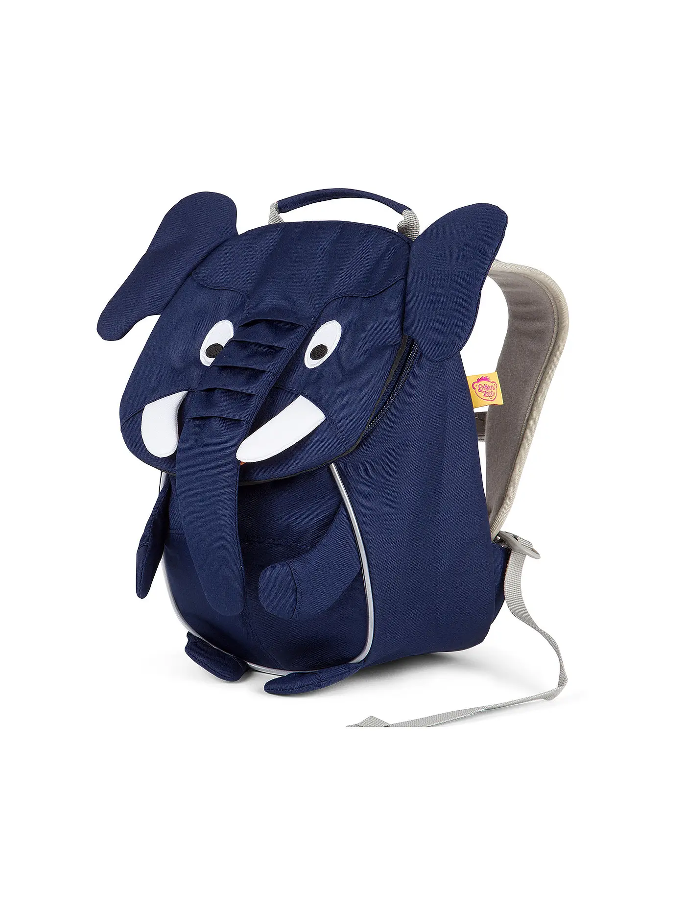 AFFENZAHN | Kinder Rucksack Kleine Freunde - Emil Elefant | dunkelblau
