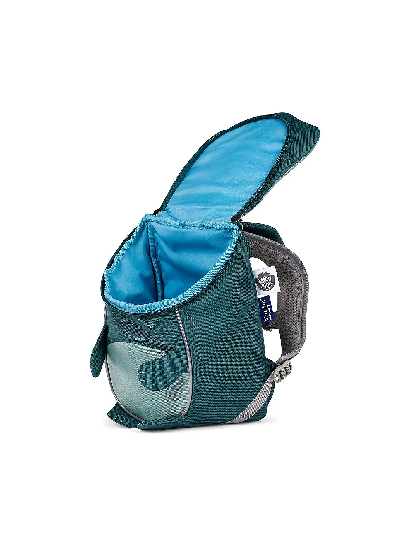 AFFENZAHN | Kinder Rucksack Kleiner Freund - Hase | blau