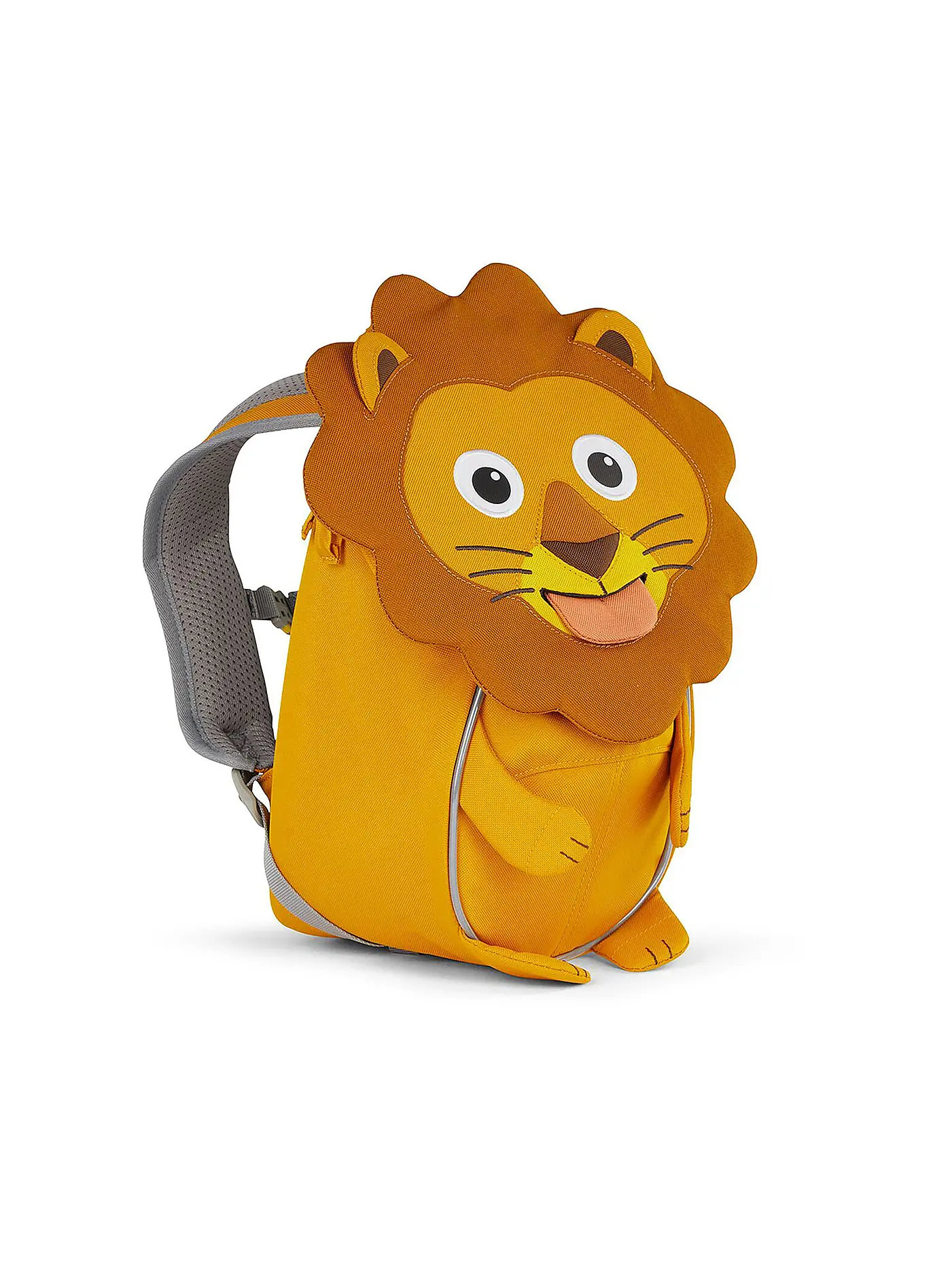 AFFENZAHN | Kinder Rucksack Kleiner Freund - Löwe | gelb