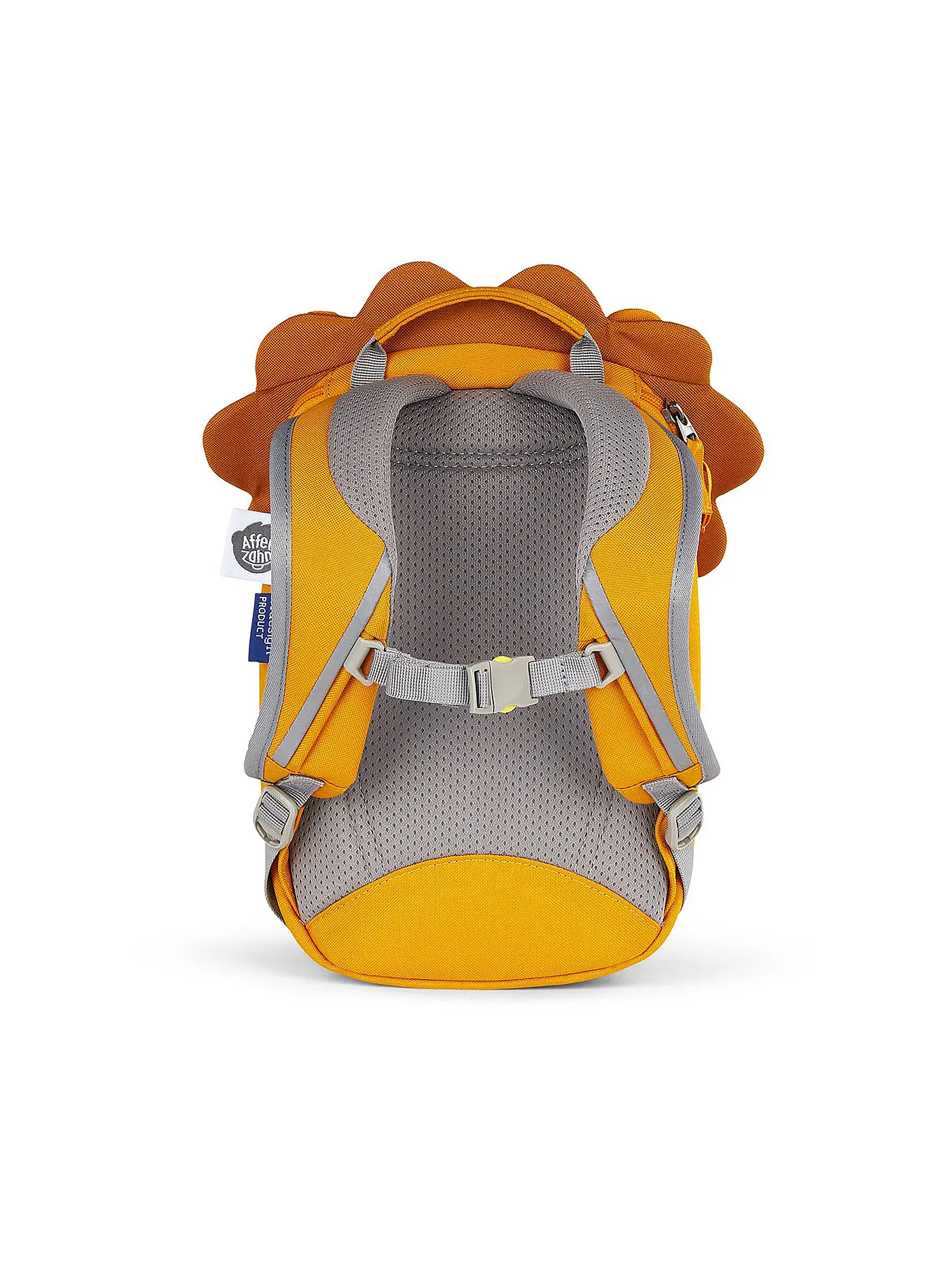 AFFENZAHN | Kinder Rucksack Kleiner Freund - Löwe | gelb