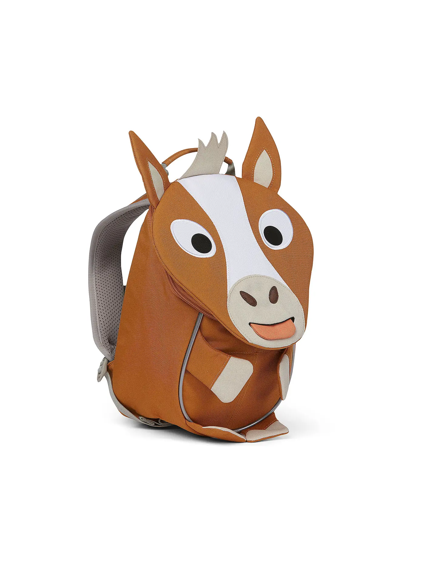 AFFENZAHN | Kinder Rucksack Kleiner Freund - Pferd | braun