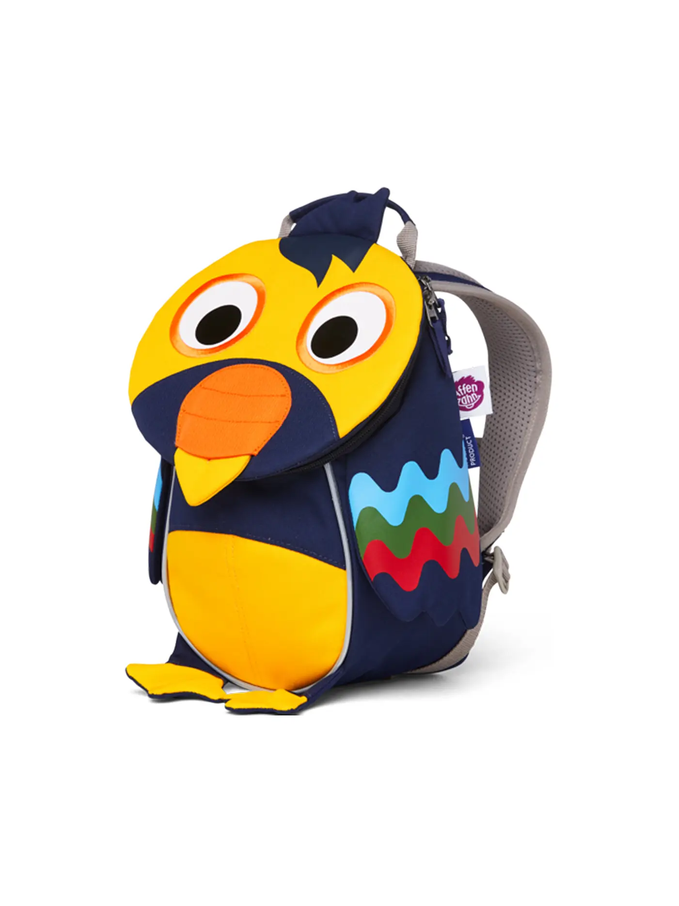 AFFENZAHN | Kinder Rucksack Kleiner Freund - Toucan | gelb