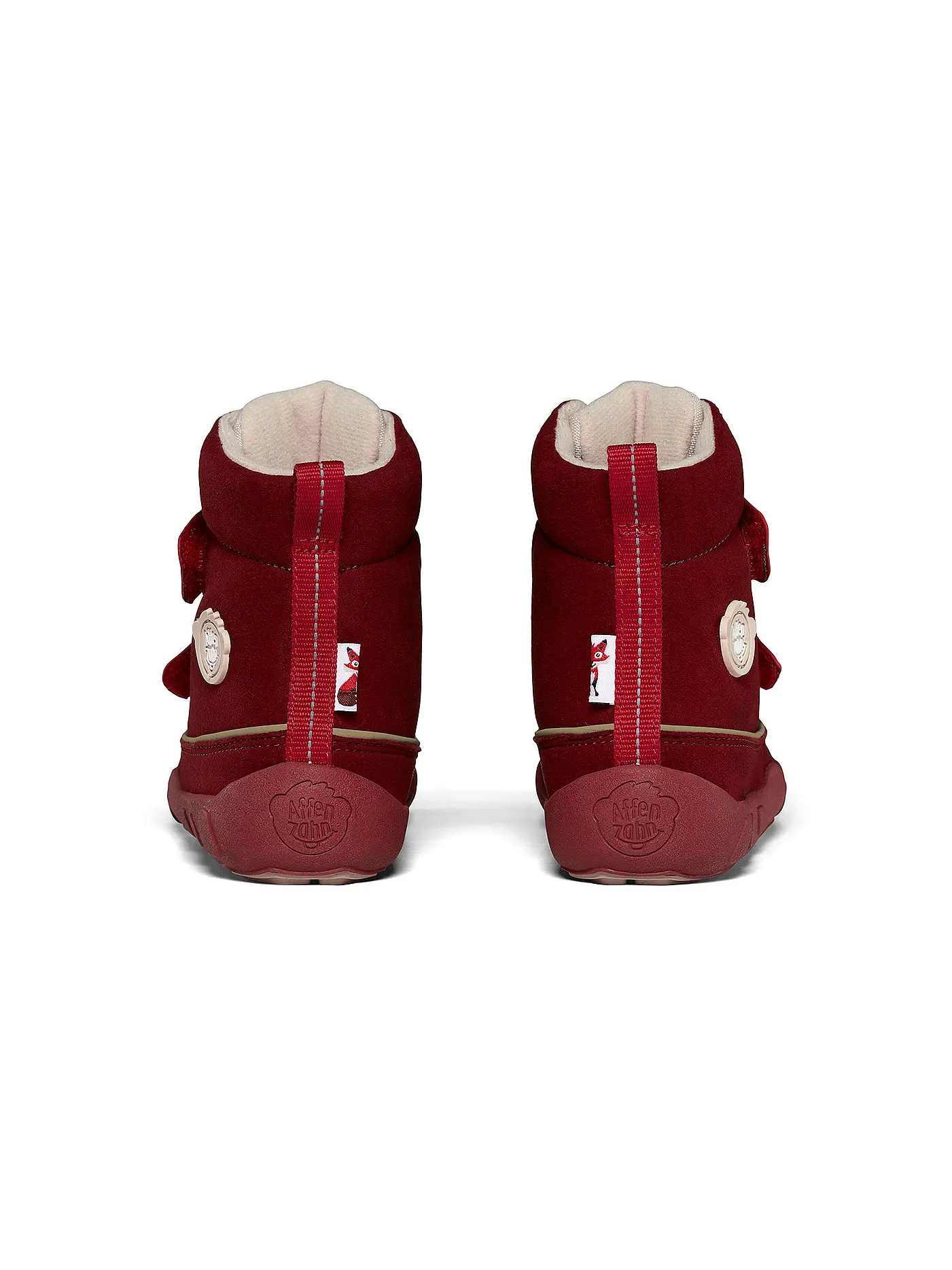 AFFENZAHN | Kinder Winterstiefel COMFY FUCHS | dunkelrot