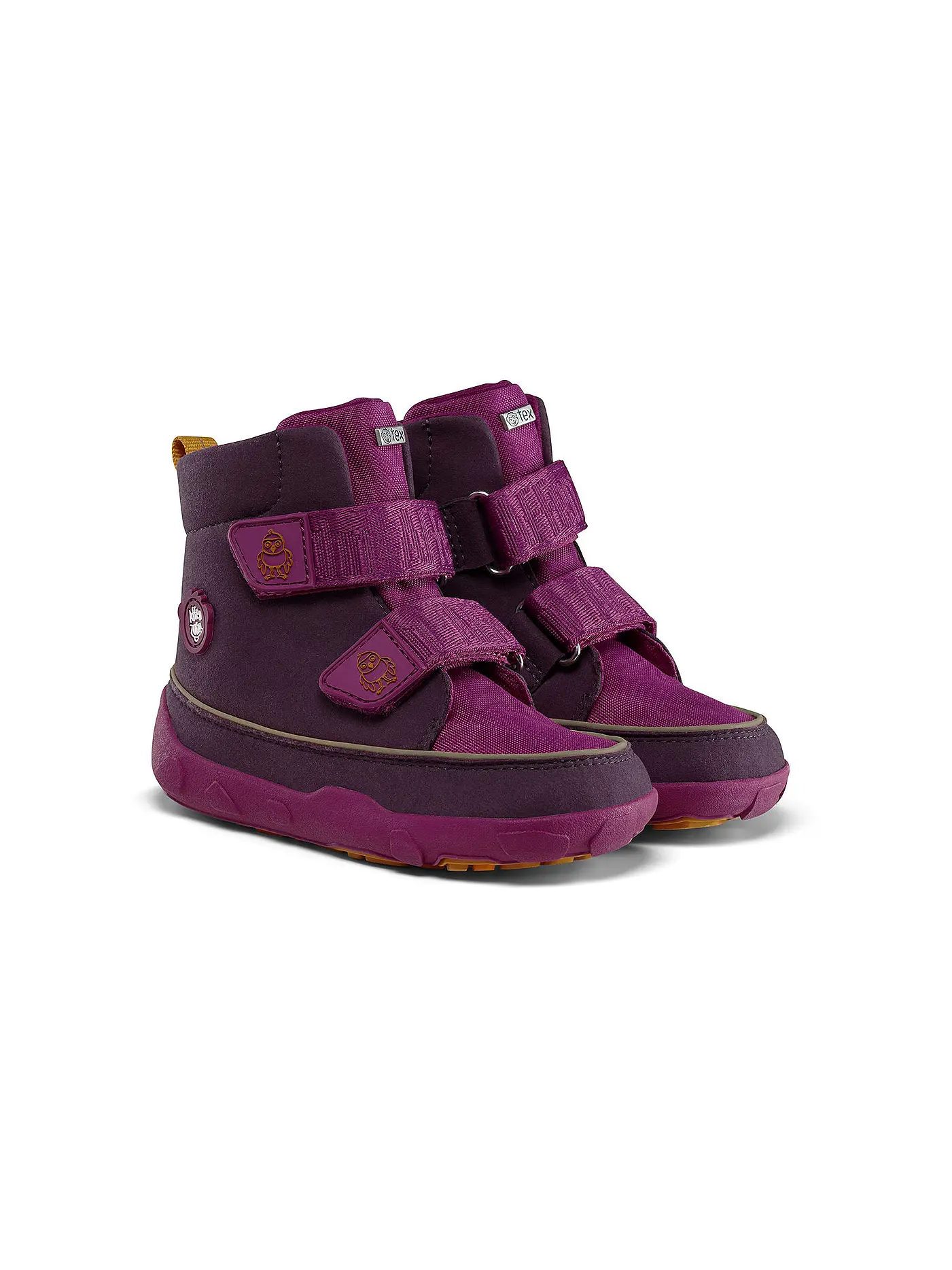 AFFENZAHN | Kinder Winterstiefel COMFY VOGEL | beere