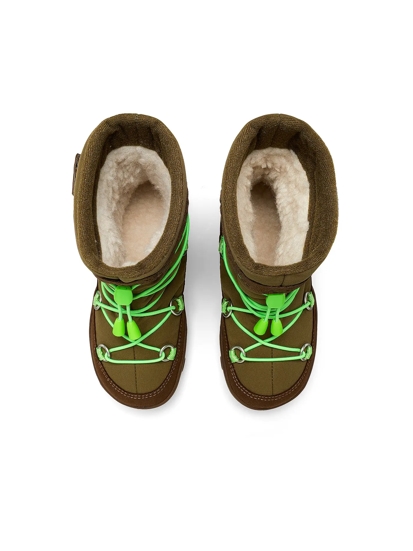 AFFENZAHN | Kinder Winterstiefel SNOWY FROSCH | grün