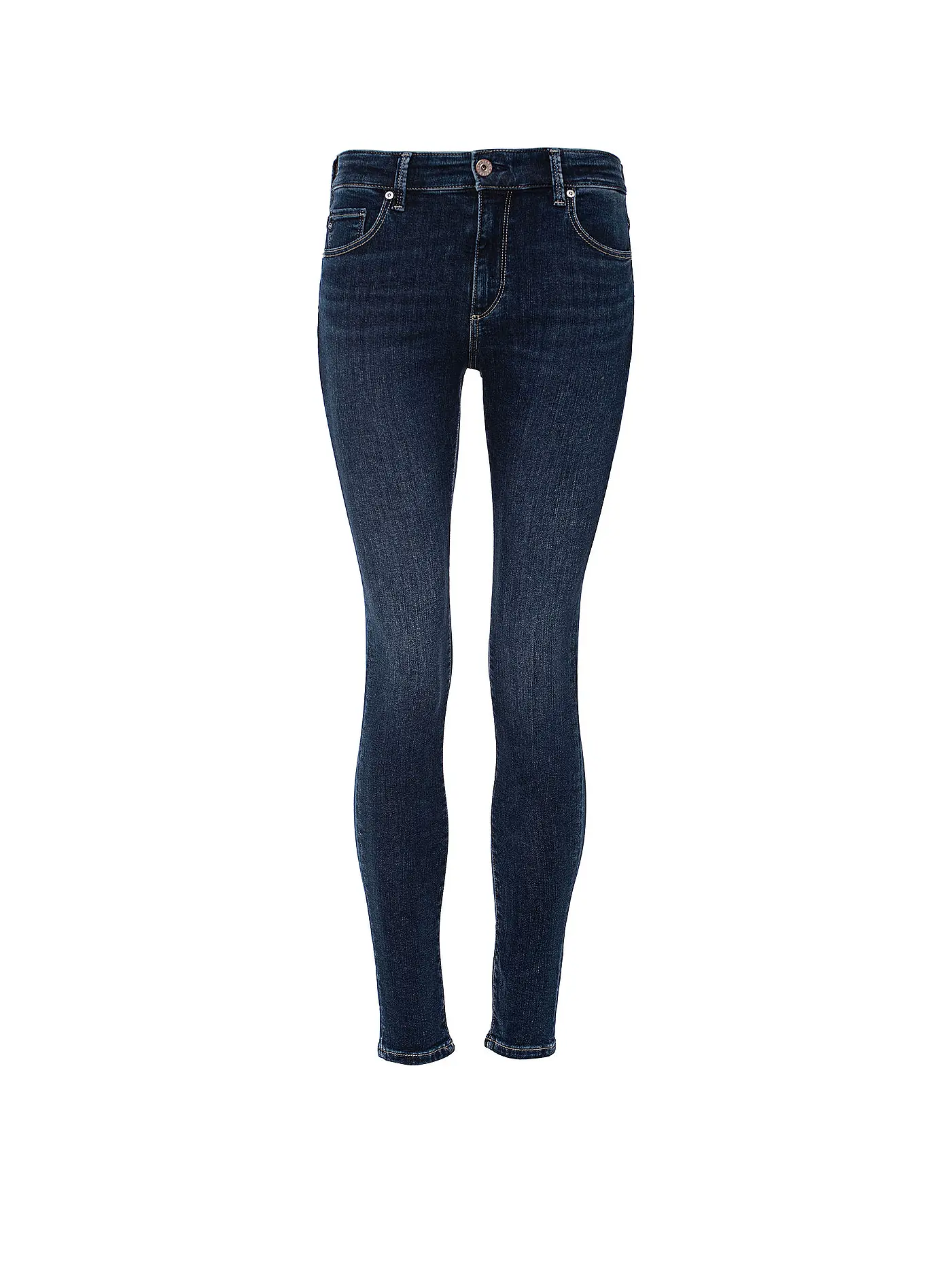 AG | Highwaist Jeans Skinny Fit 7/8 FARRAH | dunkelblau