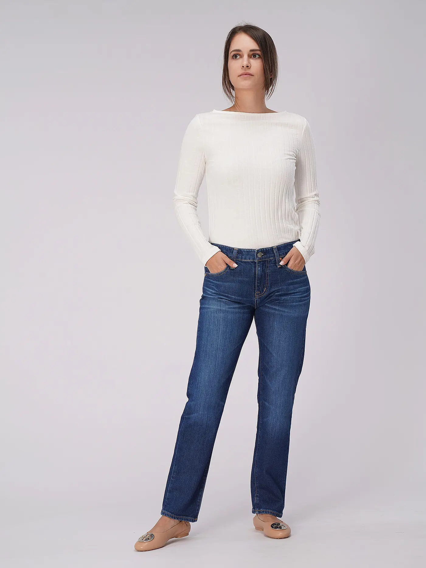 AG | Jeans Boyfit " Ex Boyfriend Slim " 7/8 | blau