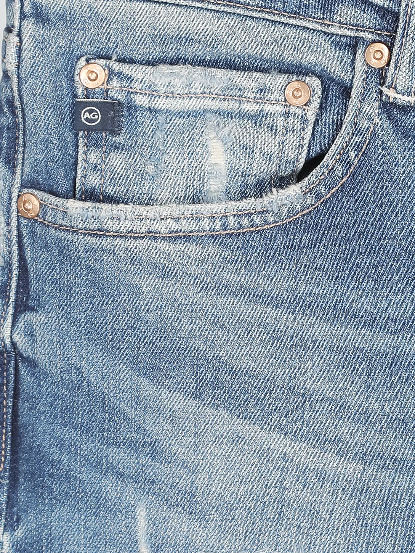 AG | Jeans Straight Fit Girlfriend | blau