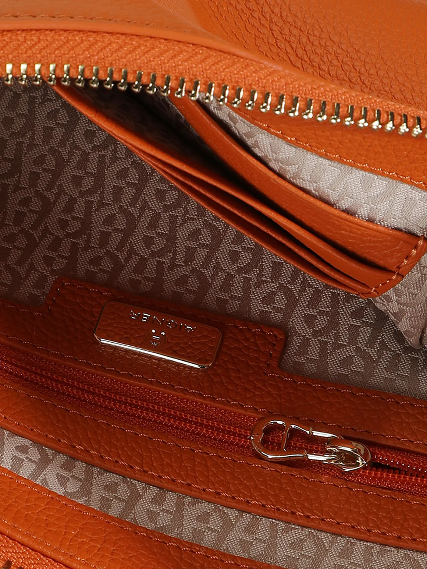 AIGNER | Ledertasche - Mini Bag ZITA | orange