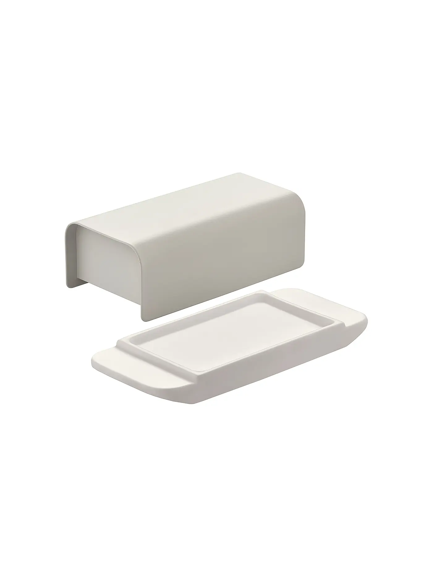 ALESSI | Butterdose Mattina 9,5cm Warmgrau | hellgrau
