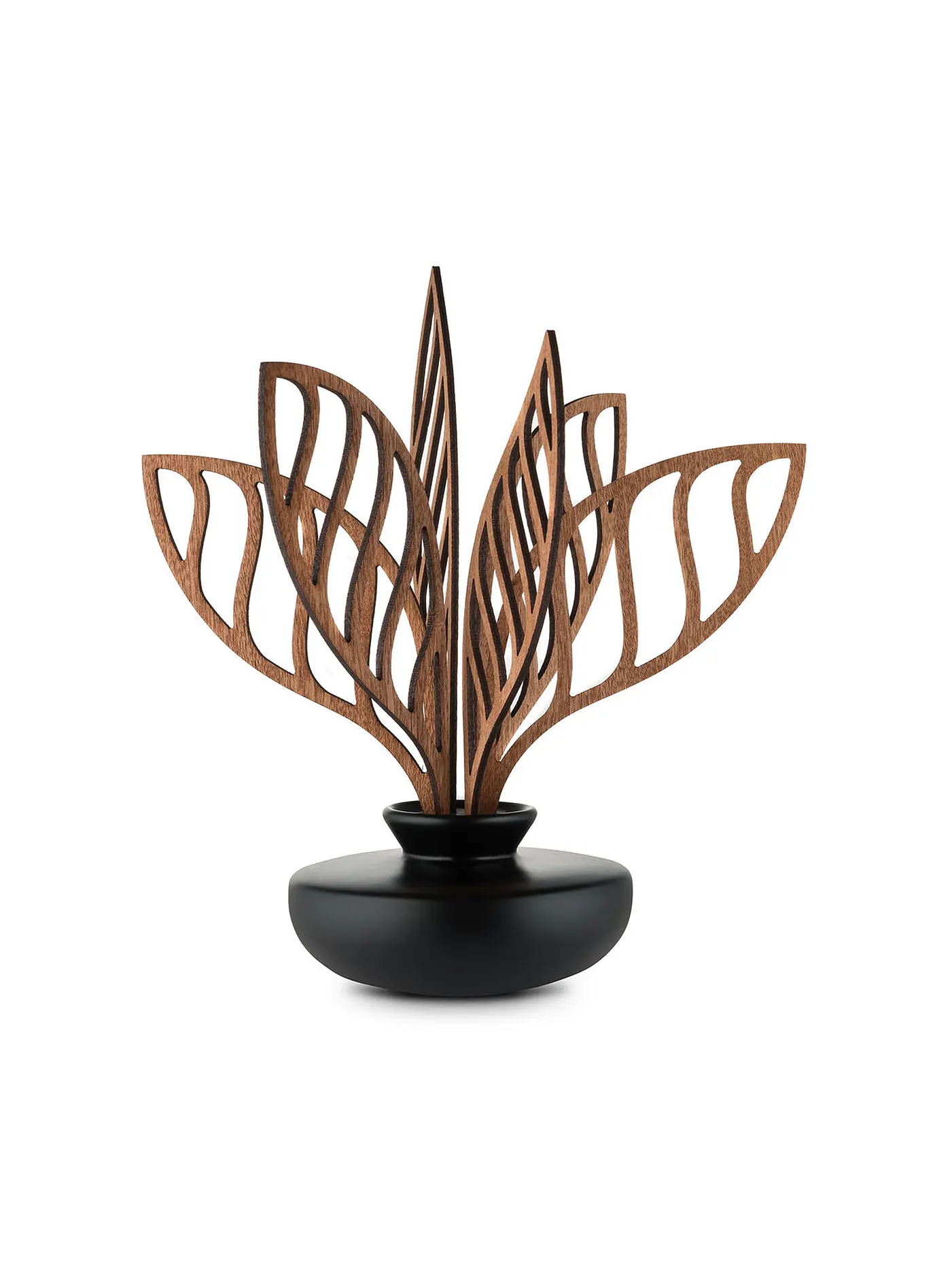 ALESSI | Duft- Blattdiffusor "Brrr - The Five Seasons" 150ml  | schwarz
