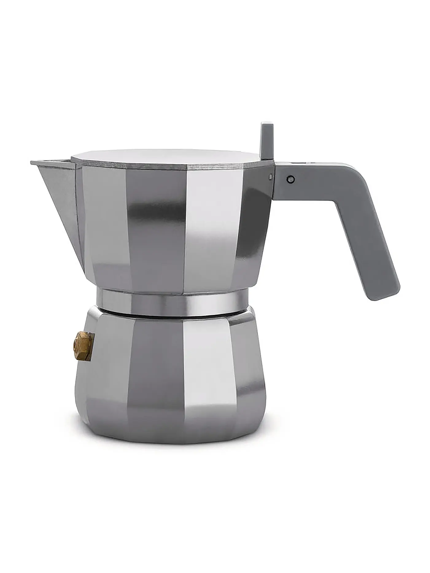 ALESSI | Espressomaschine Moka 1 Tasse | grau