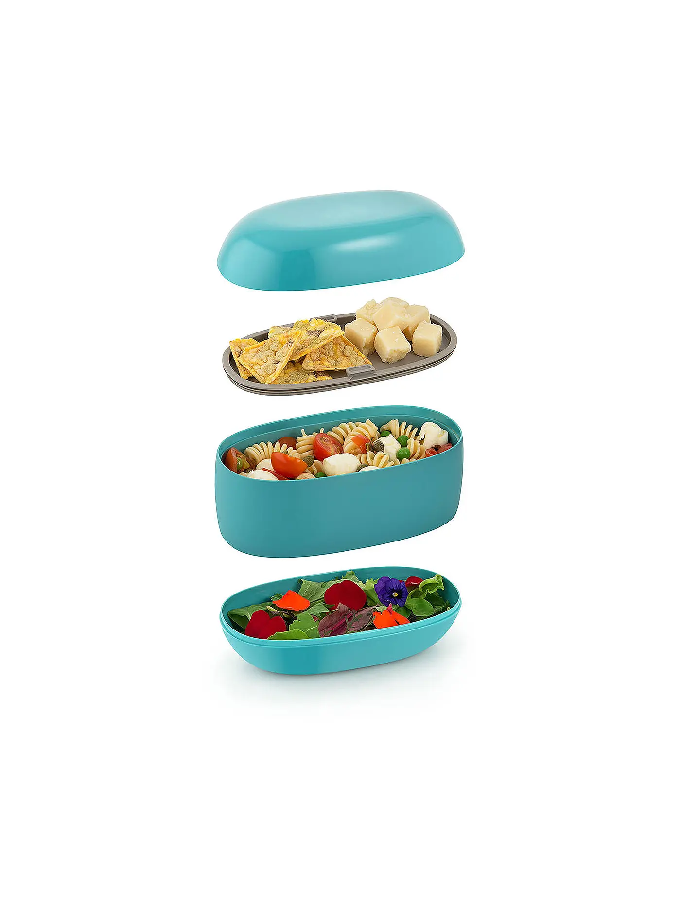 ALESSI | Frischhaltedose - Lunchbox Food a porter 19cm  | rot