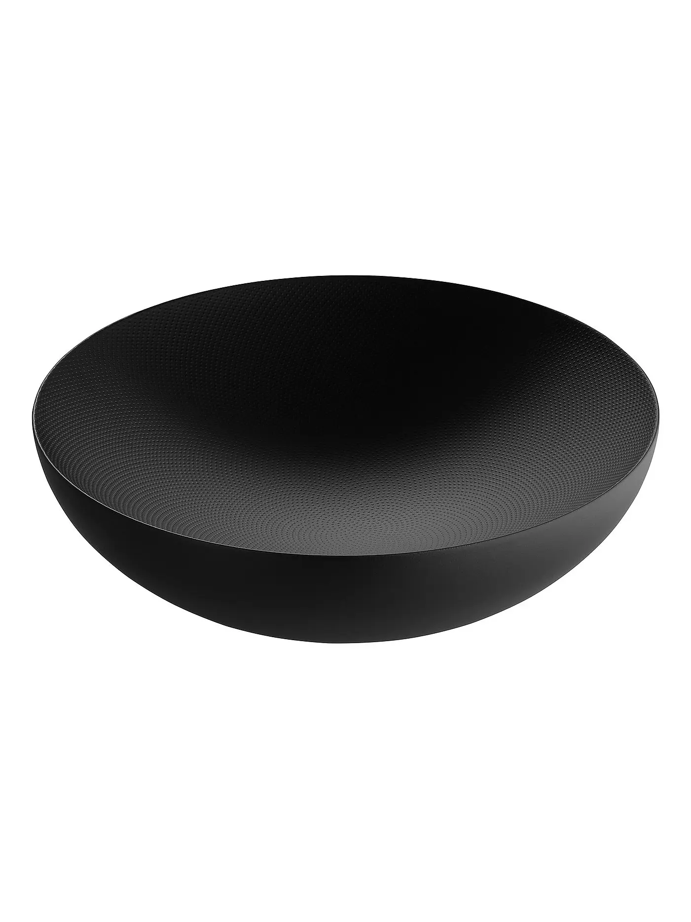 ALESSI | Schale Double Stahl 32cm Schwarz | schwarz