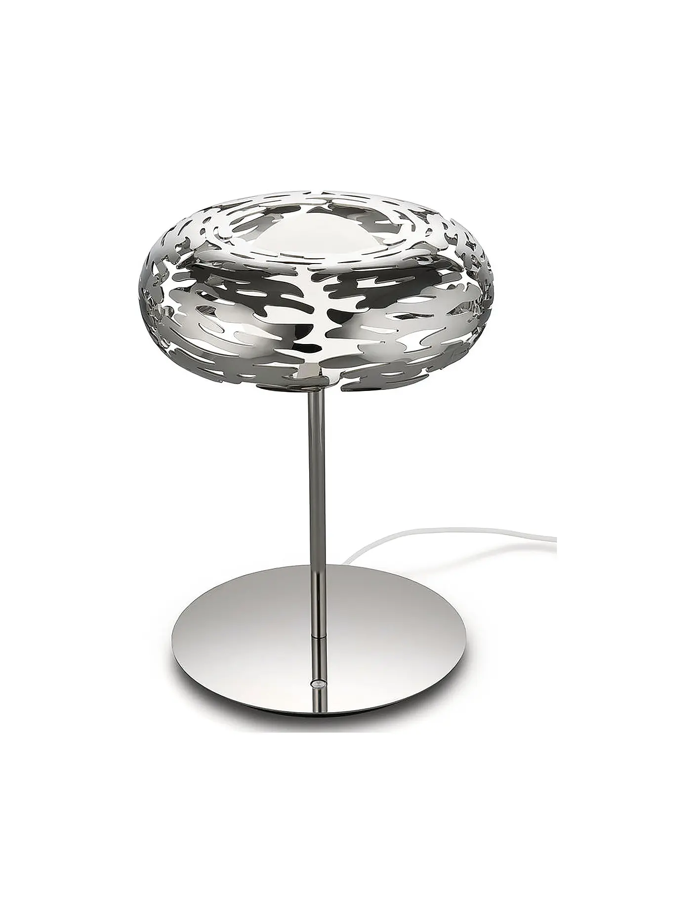 ALESSI | Tischleuchte Barkland 28,5cm (Edelstahl) | silber